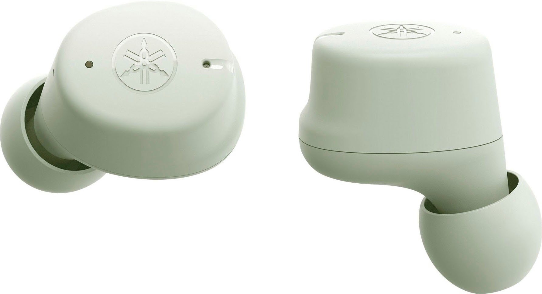 Yamaha TW-E3C In-Ear-Kopfhörer Listening Sound, Gaming Ambient Voice grün Modus, (Clear Call, Care)