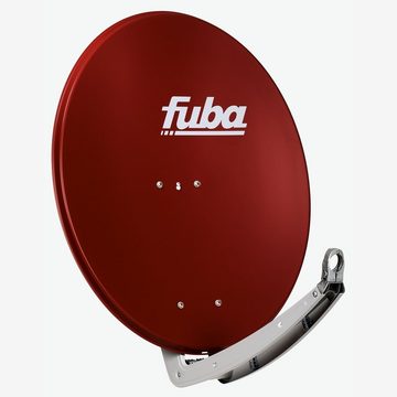 SkyRevolt Fuba DAA 850 SAT Anlage ALU Rot 5/8 Multischalter Quattro LNB SAT-Antenne