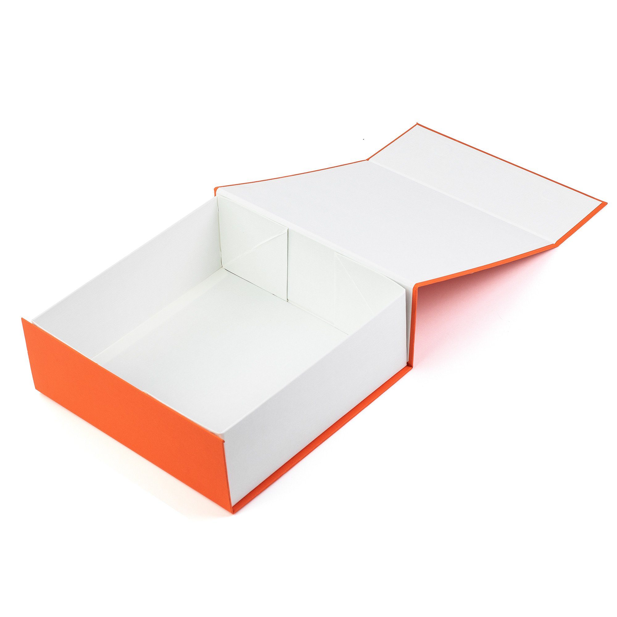 AdelDream Aufbewahrungsbox für Geburtstagsgeschenk Deckel und Babybrautjungfer Rechteck mit und Magnet Hochzeiten, Orange Geschenkbox Geschenkbox