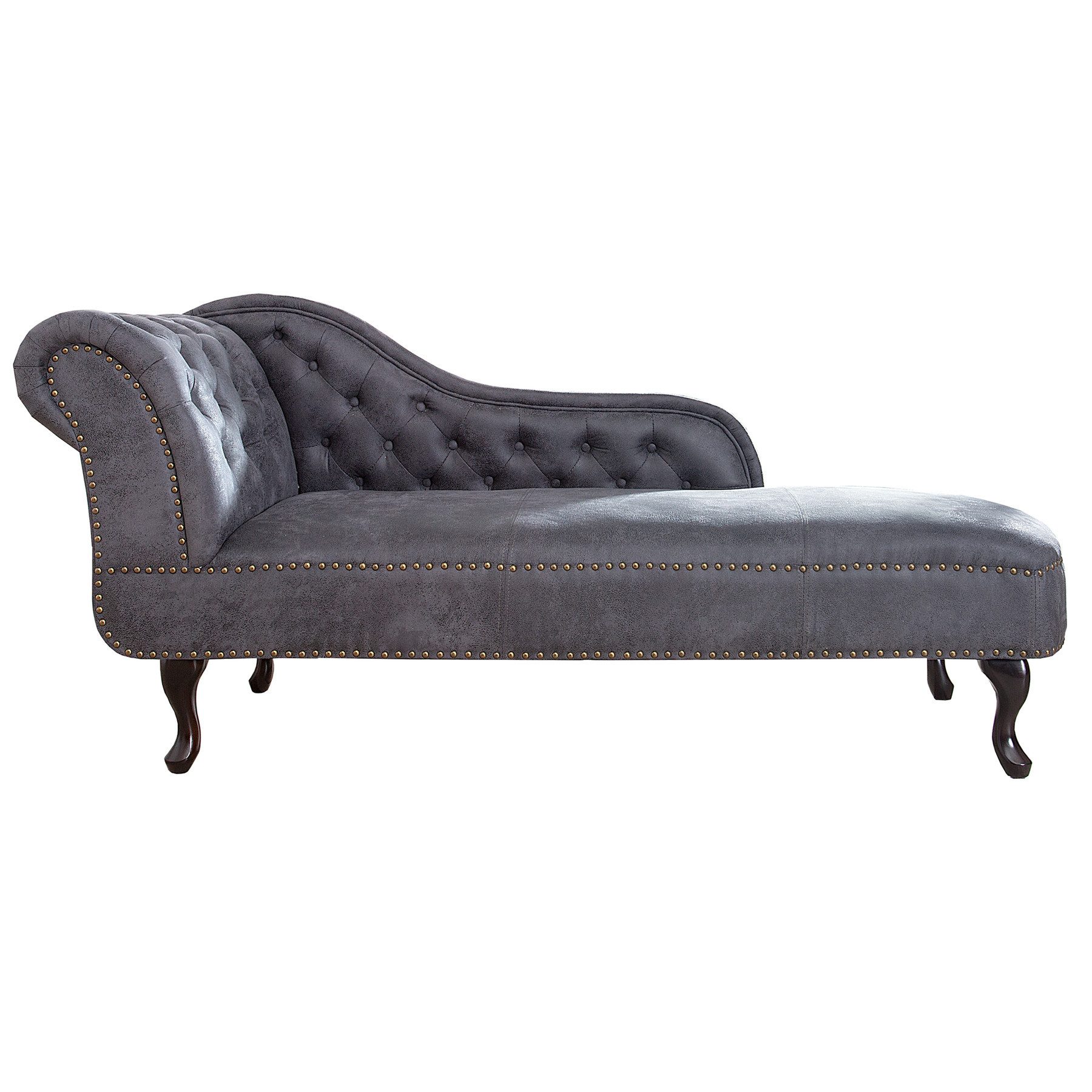 riess-ambiente Recamiere CHESTERFIELD 170cm antik grau, günstig online kaufen