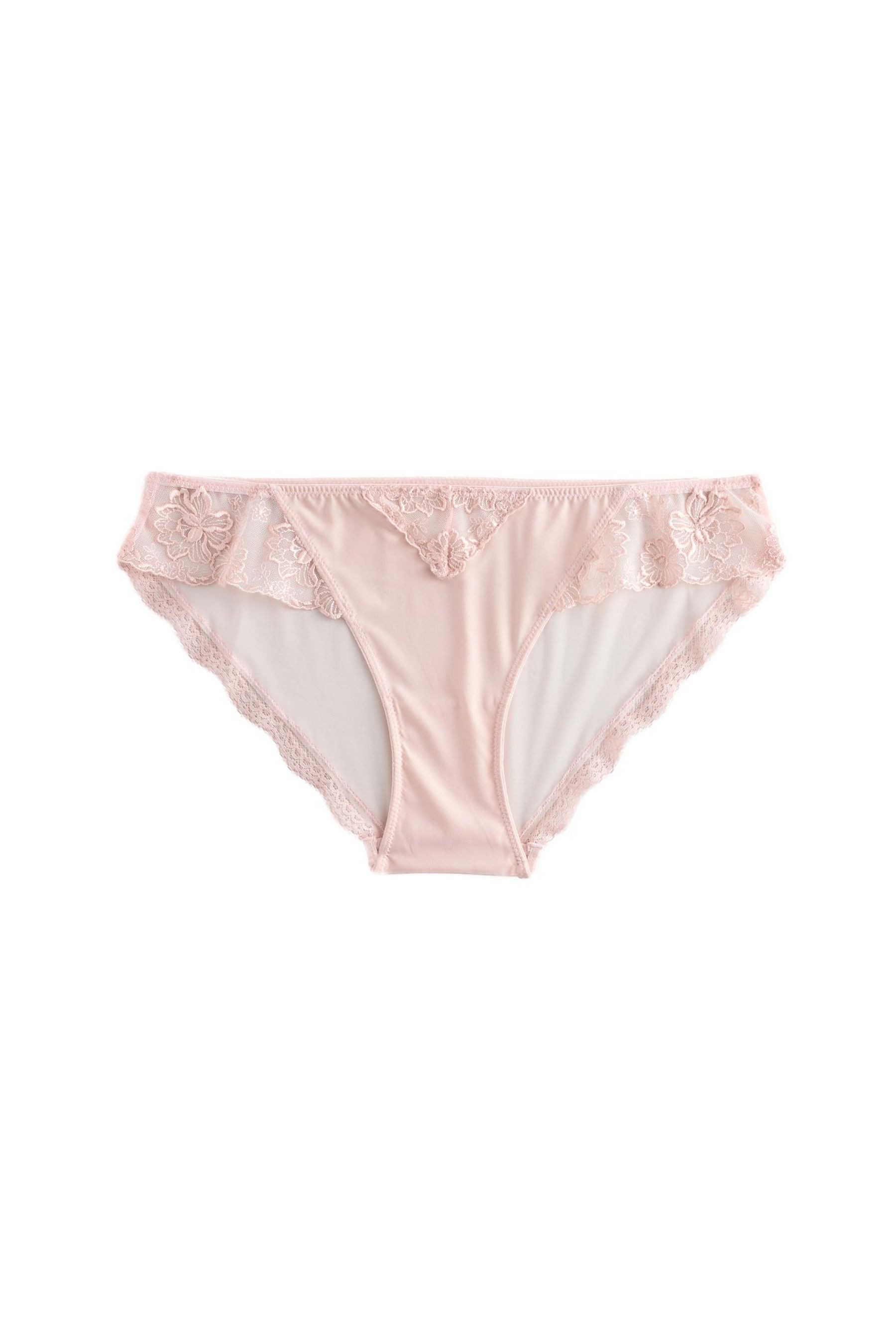 Brasilslip Slip mit Blumenstickerei, Brazilian