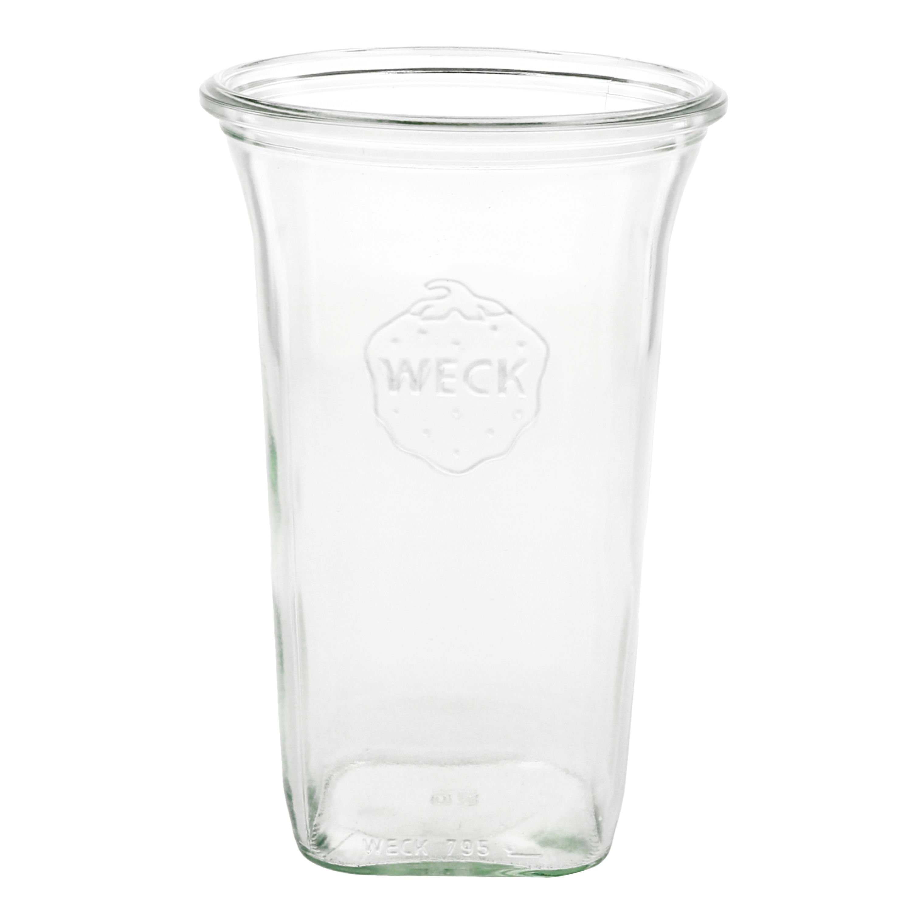 MamboCat Einmachglas 6er Einkochring Weck ml Klammern, Set Glasdeckeldeckel Quentin + 795 Glas