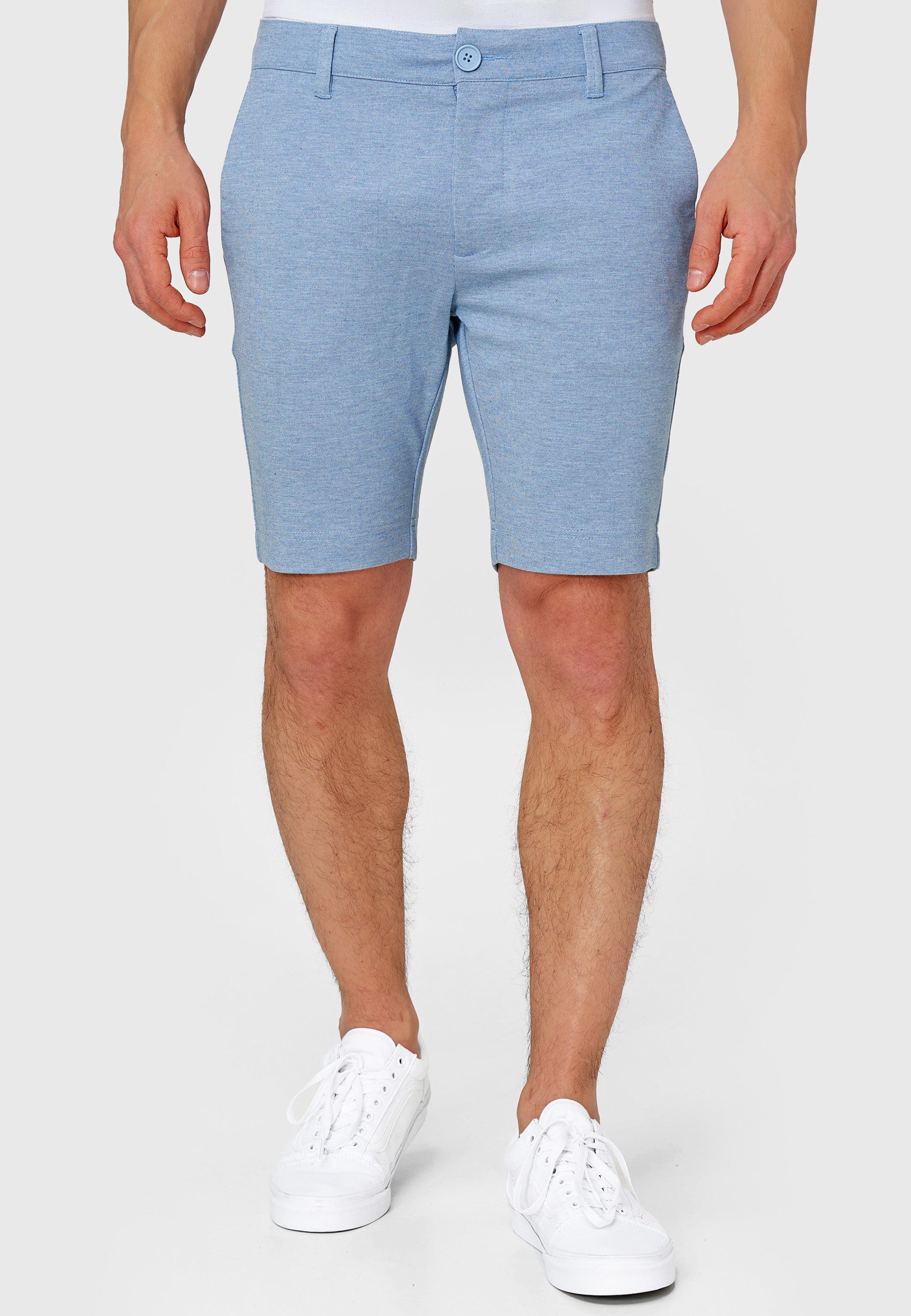 Indicode Chinoshorts Herren Aalborg Chino Shorts Herrenshorts aus Viscose-Strecht