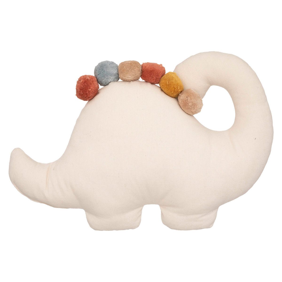 Atmosphera Créateur d'intérieur Dekokissen Dekokissen mit Pompons DINO, Ø 38 cm