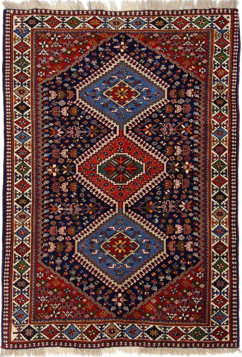 Orientteppich Yalameh Aliabad 103x158 Handgeknüpfter Orientteppich / Perserteppich, Nain Trading, rechteckig, Höhe: 12 mm
