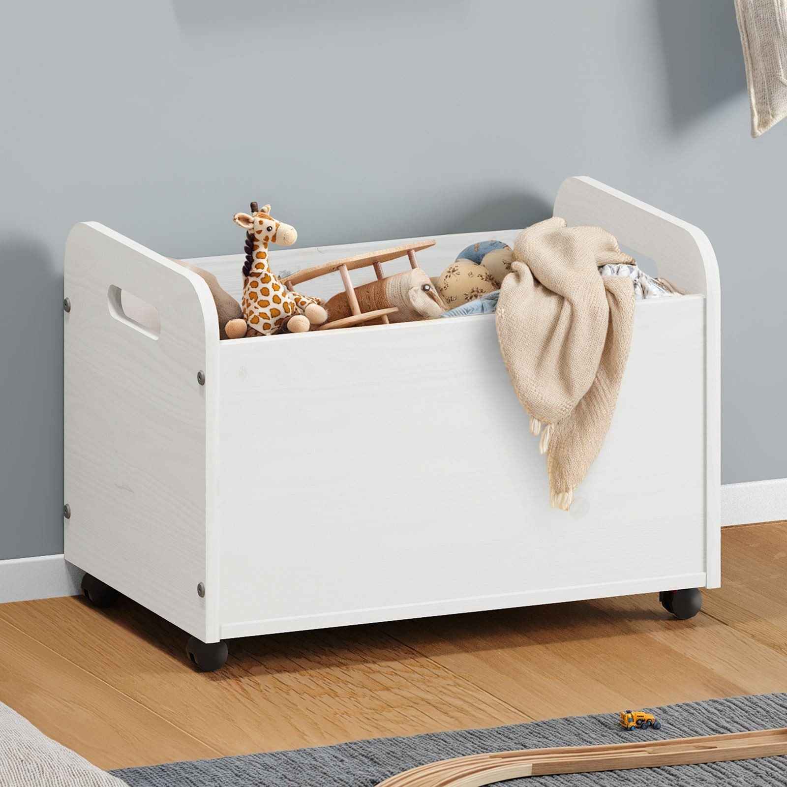 IDIMEX Spielzeugtruhe BENJAMIN (Set), Kinderzimmer Aufbewahrung aus Holz Au günstig online kaufen