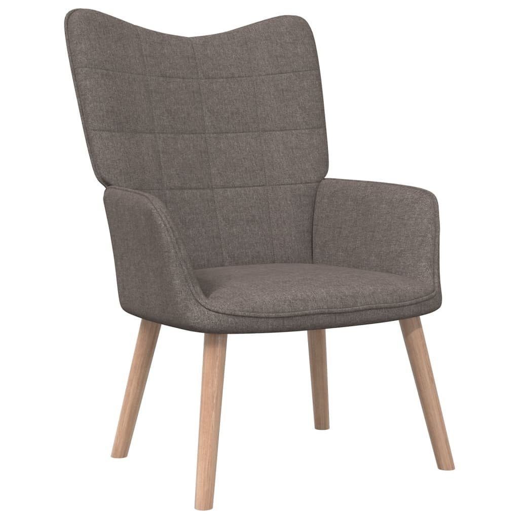 furnicato Sessel Relaxsessel Taupe Stoff