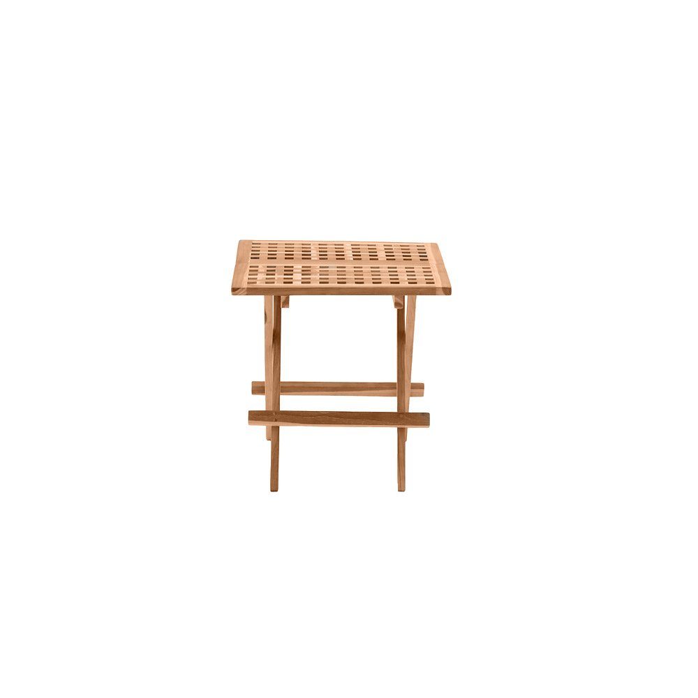 Teakholz, Lomadox ca. Beistelltisch B/H/T: Gartentisch aus Gartenmöbel 50/50/50 VERONA-18, cm