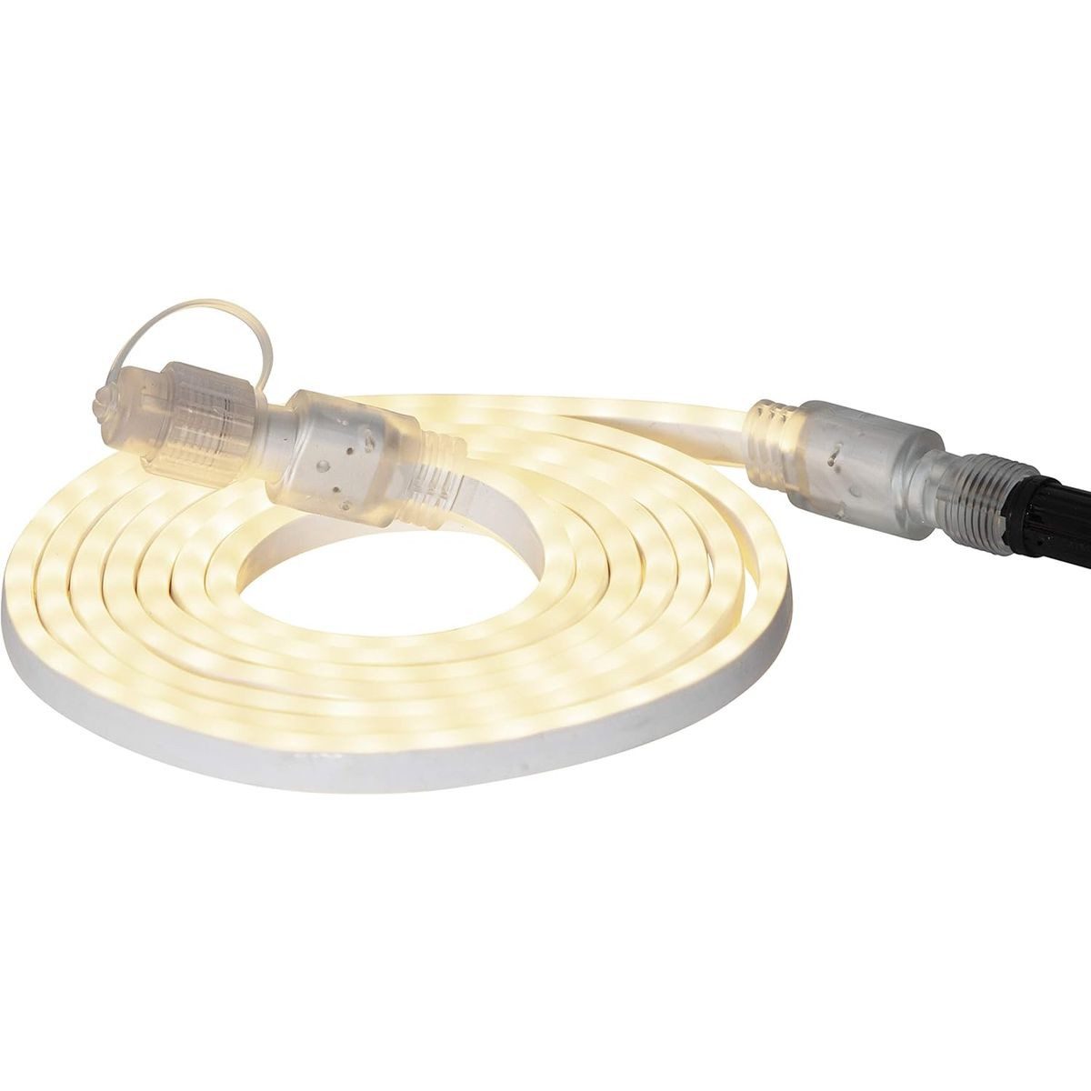 STAR TRADING LED-Lichterkette System 24, Lichterschlauch,EXTRA', System 24, flach, Zubehör, 180 LEDs, warmweiß