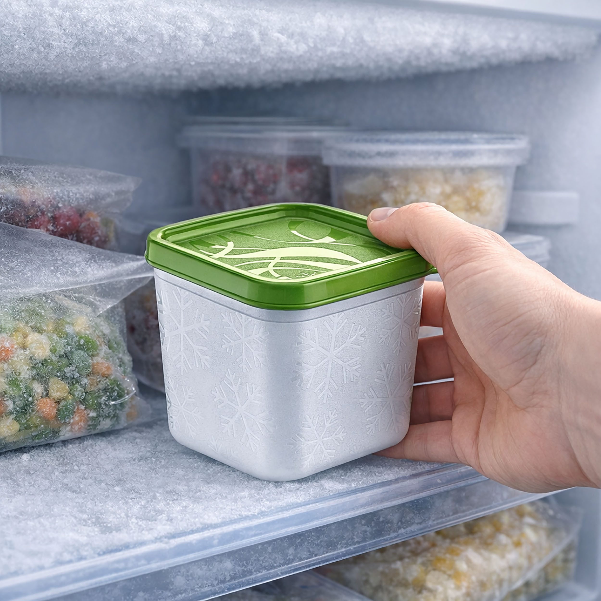 Annastore Vorratsdose Hochwertige Tiefkühldosen - Gefrierdosen - Tiefkühlboxen, von -20°C bis + 100°C - Gefrierboxen Luftdicht – Bild 4 von 5