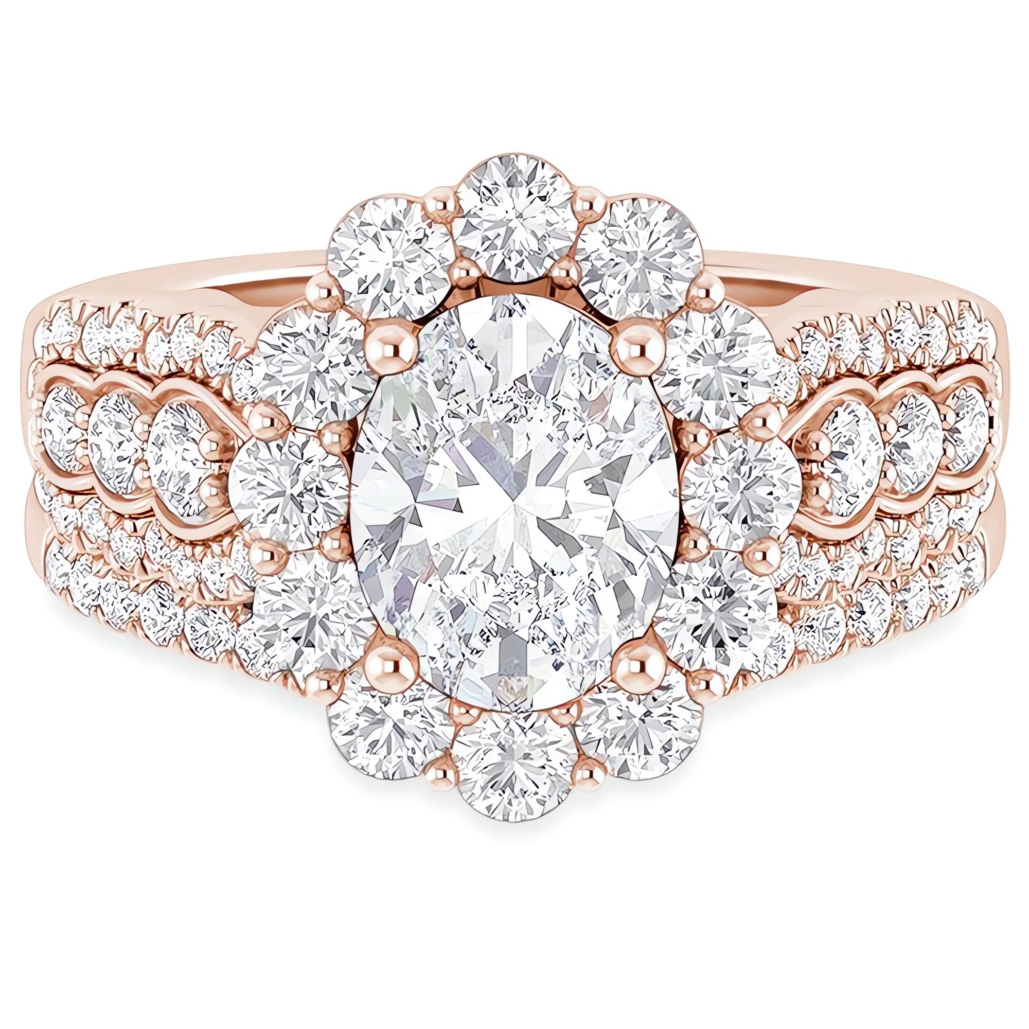 Jumpeak Diamantring Ring Gold Damen 585 günstig online kaufen