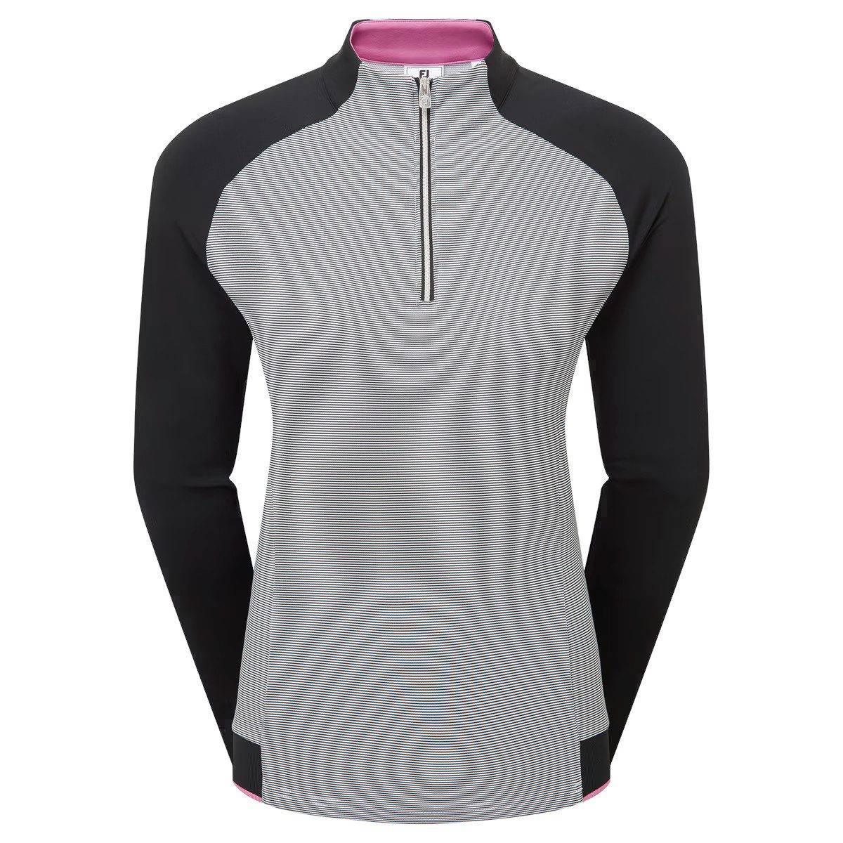 FOOTJOY Longsweatshirt FootJoy Layer Performance Midlayer Schwarz-Weiß Damen EU M