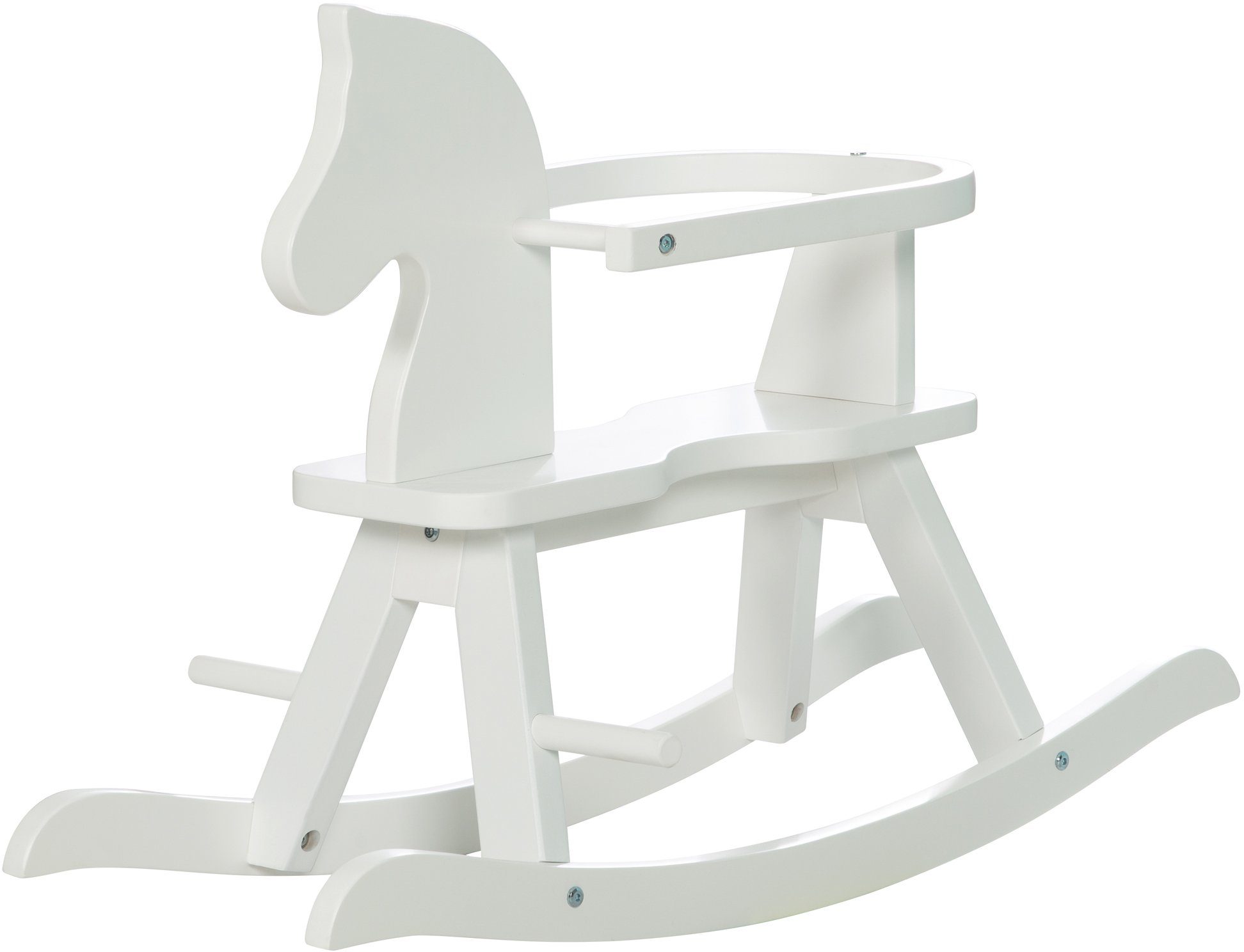 roba® Schaukelpferd weiß, aus Holz günstig online kaufen