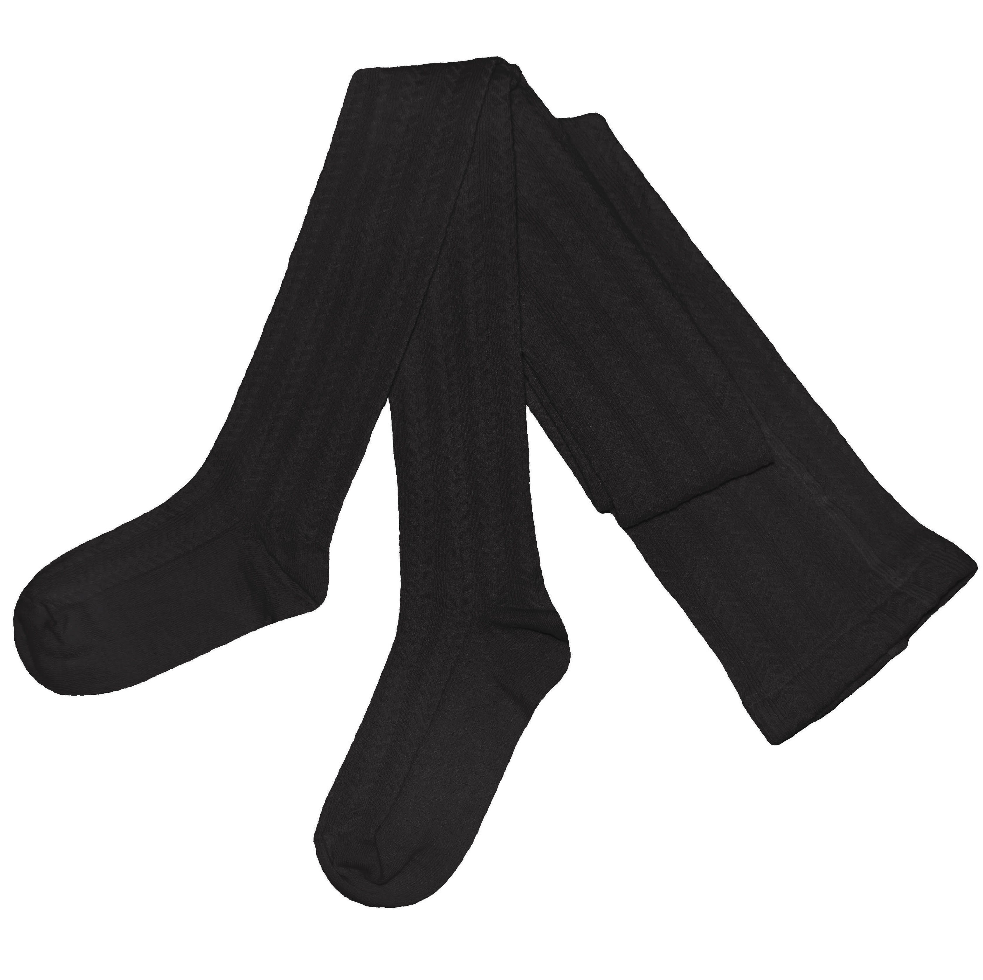 WERI SPEZIALS Strumpfhersteller GmbH Strickstrumpfhose Damen Strickstrumpfhosen >>Trachten : Zopfmuster<< weiche Baumwolle
