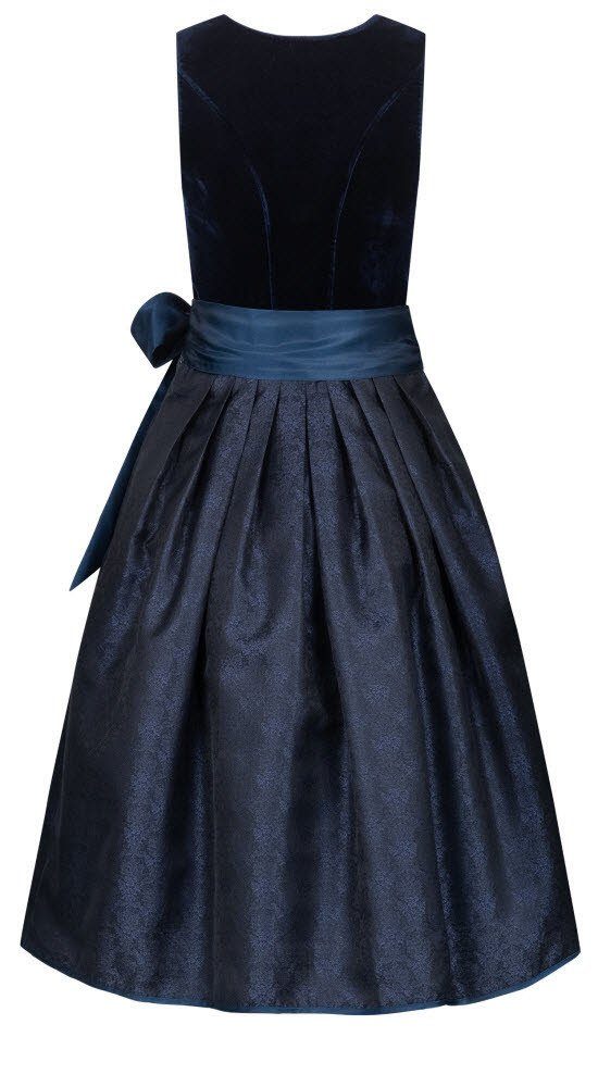 Nübler Trachtenkleid Dirndl Marlies in Dunkelblau günstig online kaufen