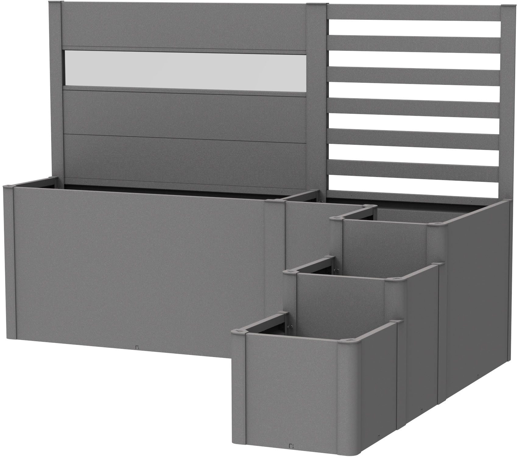 Biohort Hochbeet DAVINCI Version 2, verschiedene Farben, 249x200x168 cm, als Sichtschutz