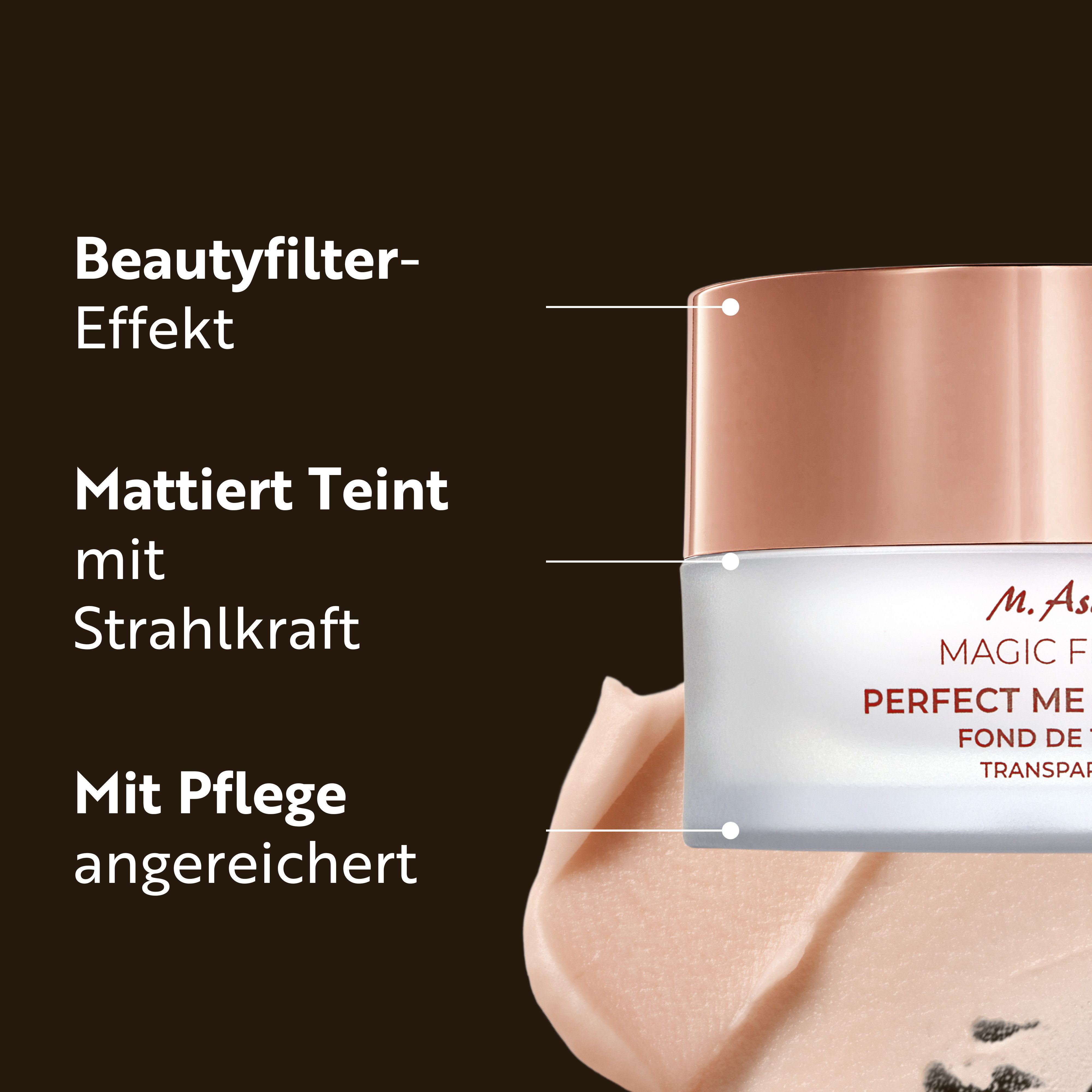 asambeauty Foundation Perfect Me Transparentes Make-up – Bild 2 von 2