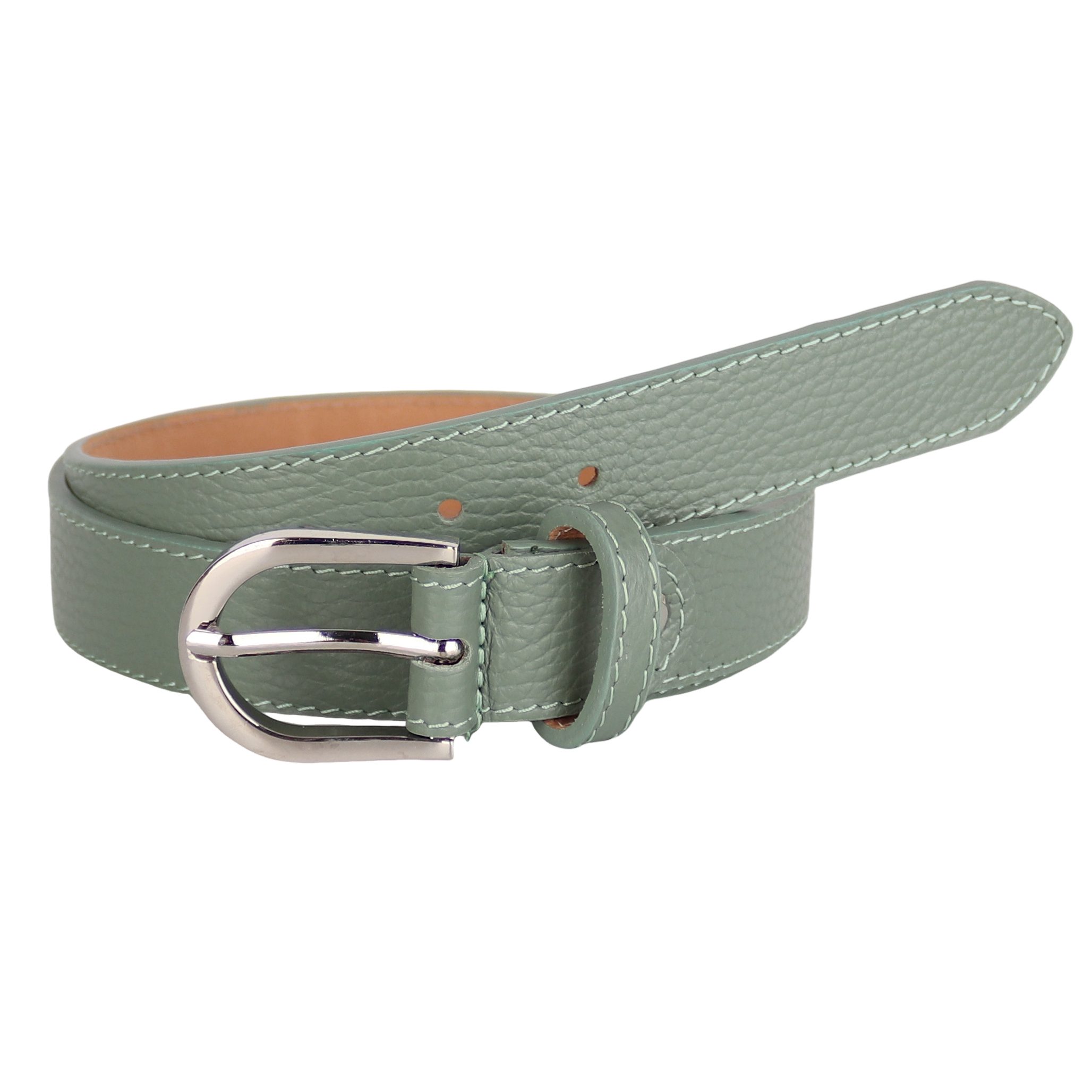 MIRROSI Ledergürtel Damen Herren Gürtel, Made in Italy, 3cm breit (Passt fast zu jeder Hosenschlaufe, aus Echtem Leder)