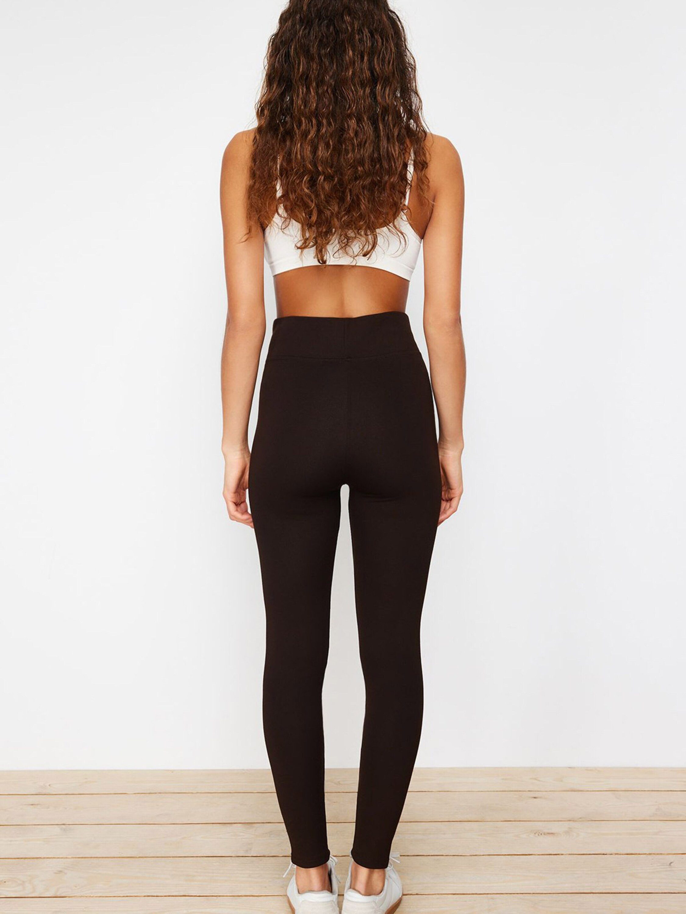 Trendyol Leggings (1-tlg) Plain/ohne Details