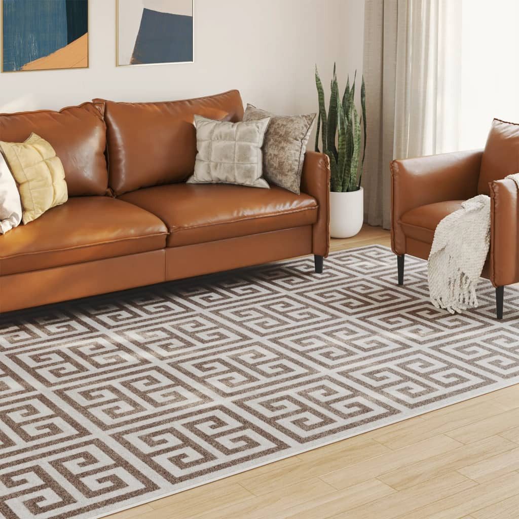 vidaXL Teppich Indoor & Outdoor Teppich Mehrfarbig 190x300 cm, Rechteckig
