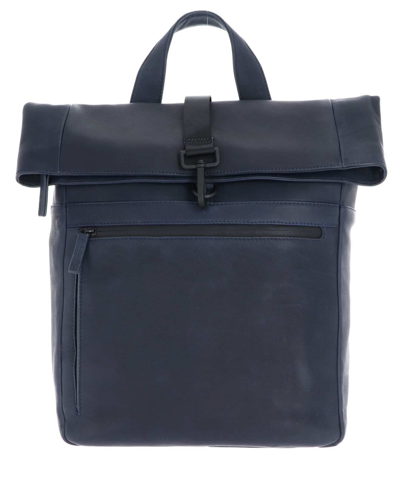 Leonhard Heyden Rucksack Rolltop Backpack (Set, 2-tlg), aus echtem Leder