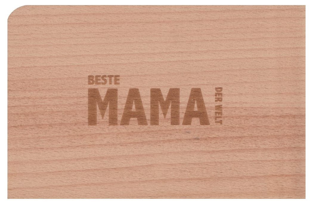 holzpost GmbH Postkarte Holzpostkarte "Beste Mama der Welt"