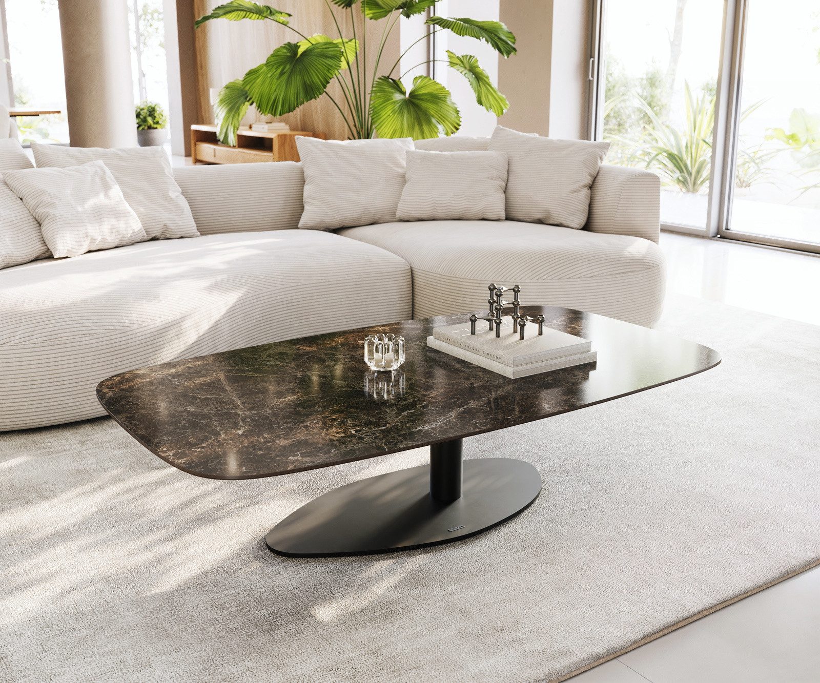 DELIFE Couchtisch Edge, Boot 140x80 cm günstig online kaufen