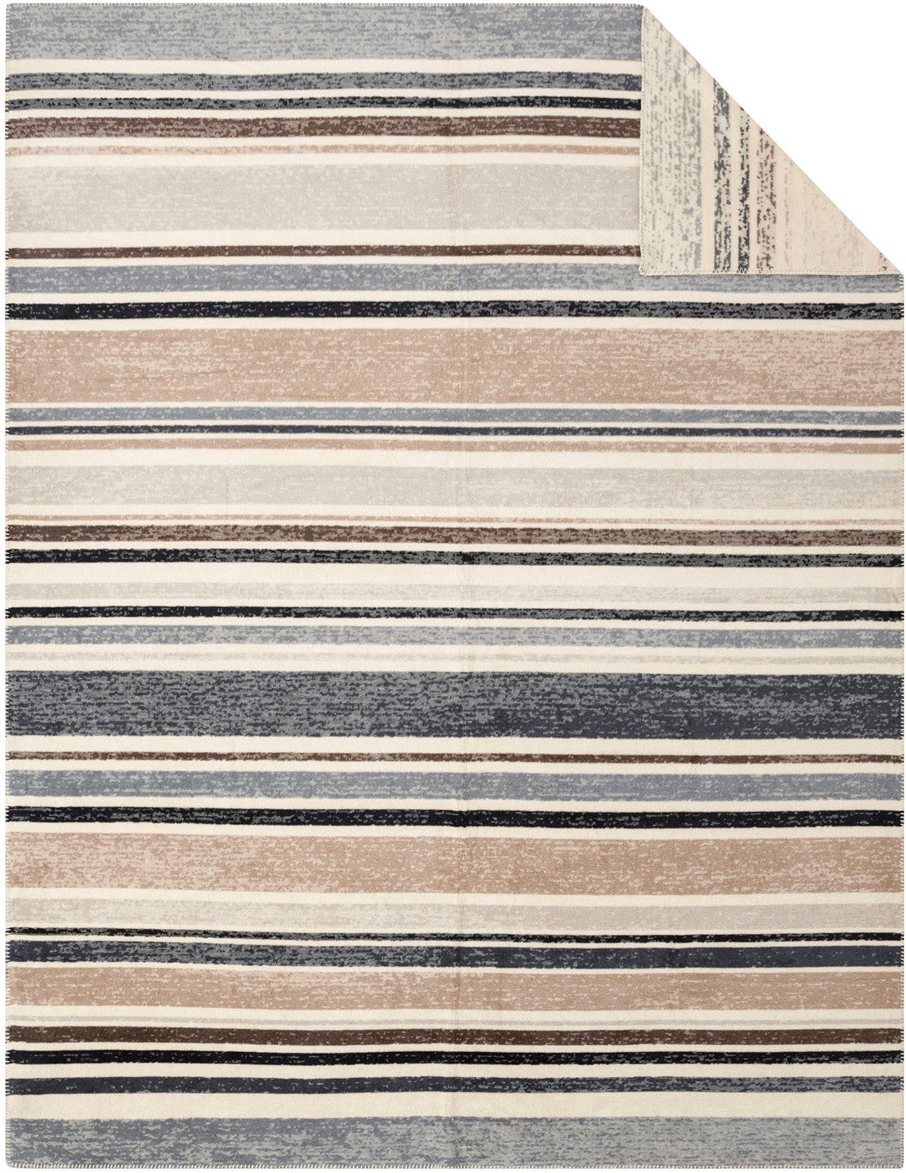 Wohndecke Kumba, IBENA, in neutralen Farbtönen günstig online kaufen