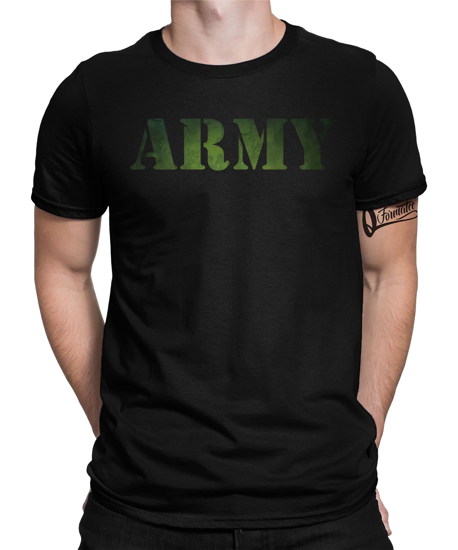 Quattro Formatee Kurzarmshirt US-Army USA America Herren T-Shirt (1-tlg)
