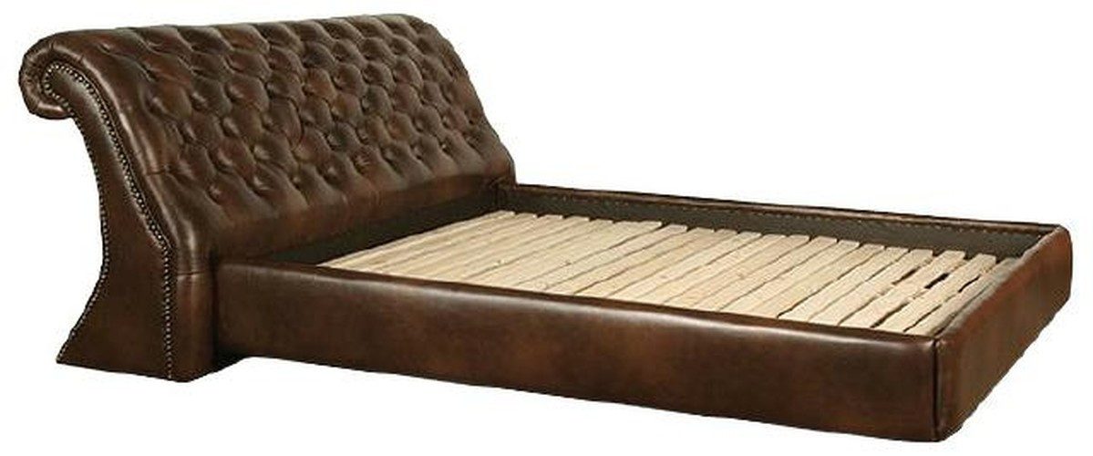Xlmoebel Polsterbett Chesterfield Big Bett Doppelbett Antikes Edles Bett (Polsterbett, Doppelbett), Made in Europa