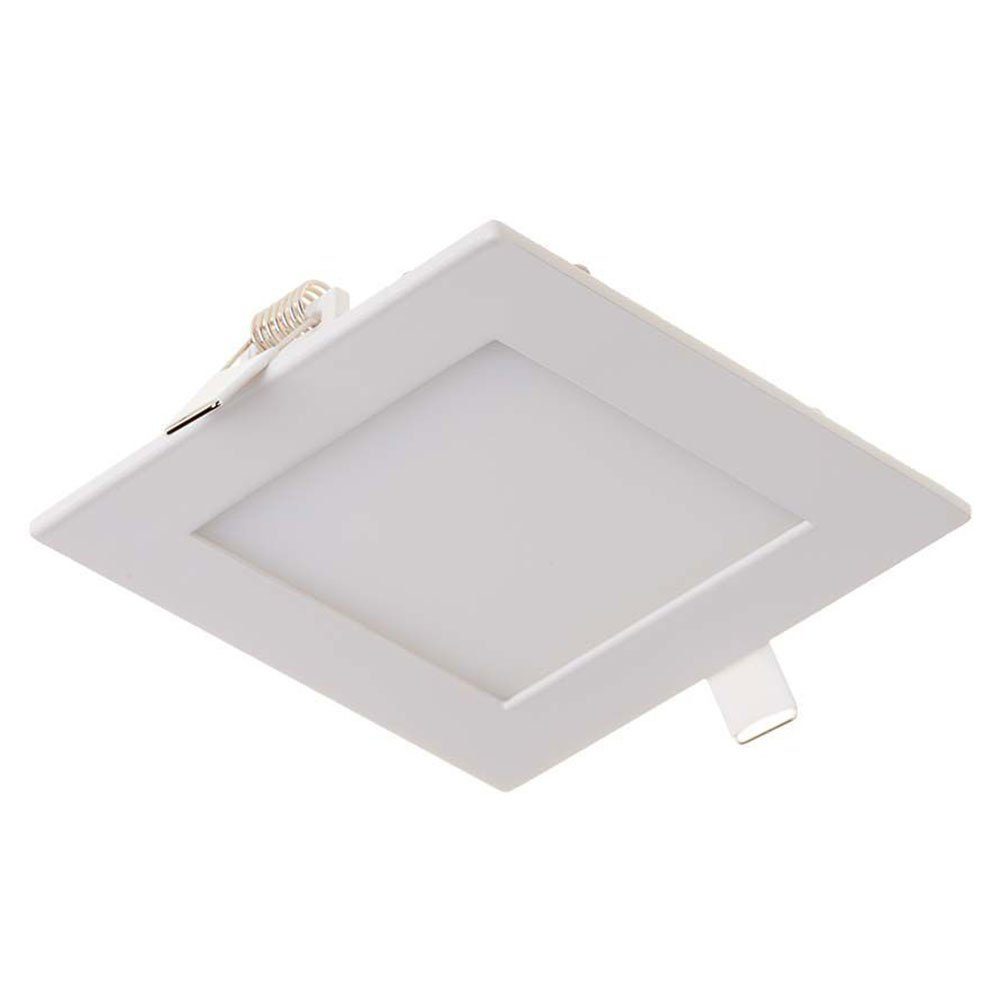 V-TAC LED Deckenleuchte, LED-Leuchtmittel fest verbaut, Warmweiß, Einbaupanel Deckenleuchte Einbaulampe LED flach eckig Einbaustrahler