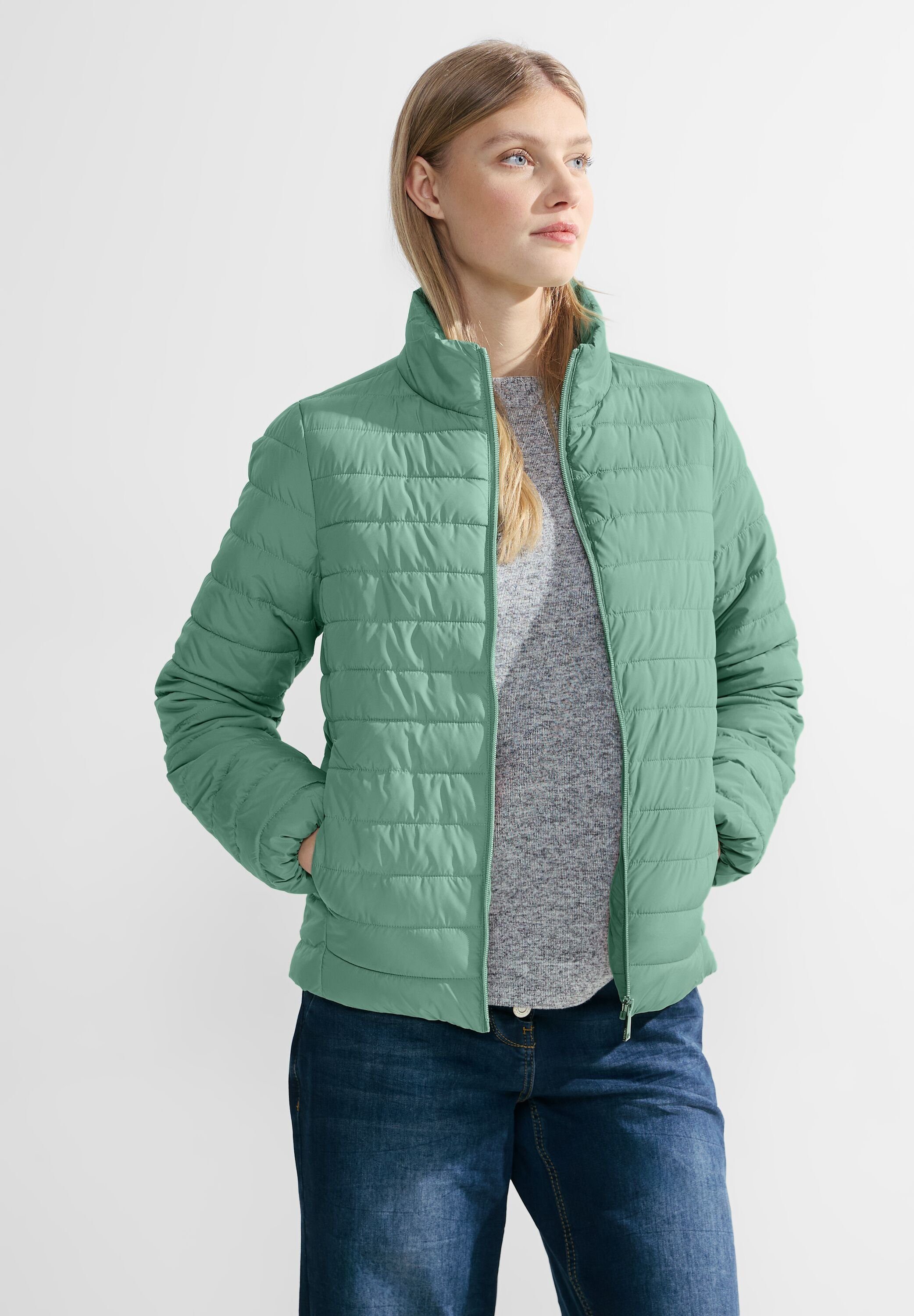 CECIL Steppjacke in Unifarbe