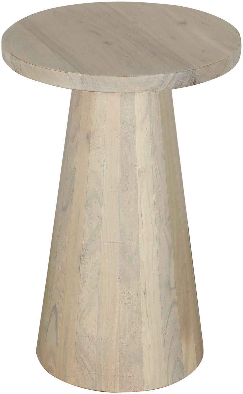 byLIVING Beistelltisch Cone, aus Massivholz in schwarz oder white wash, verschiedenen Größen