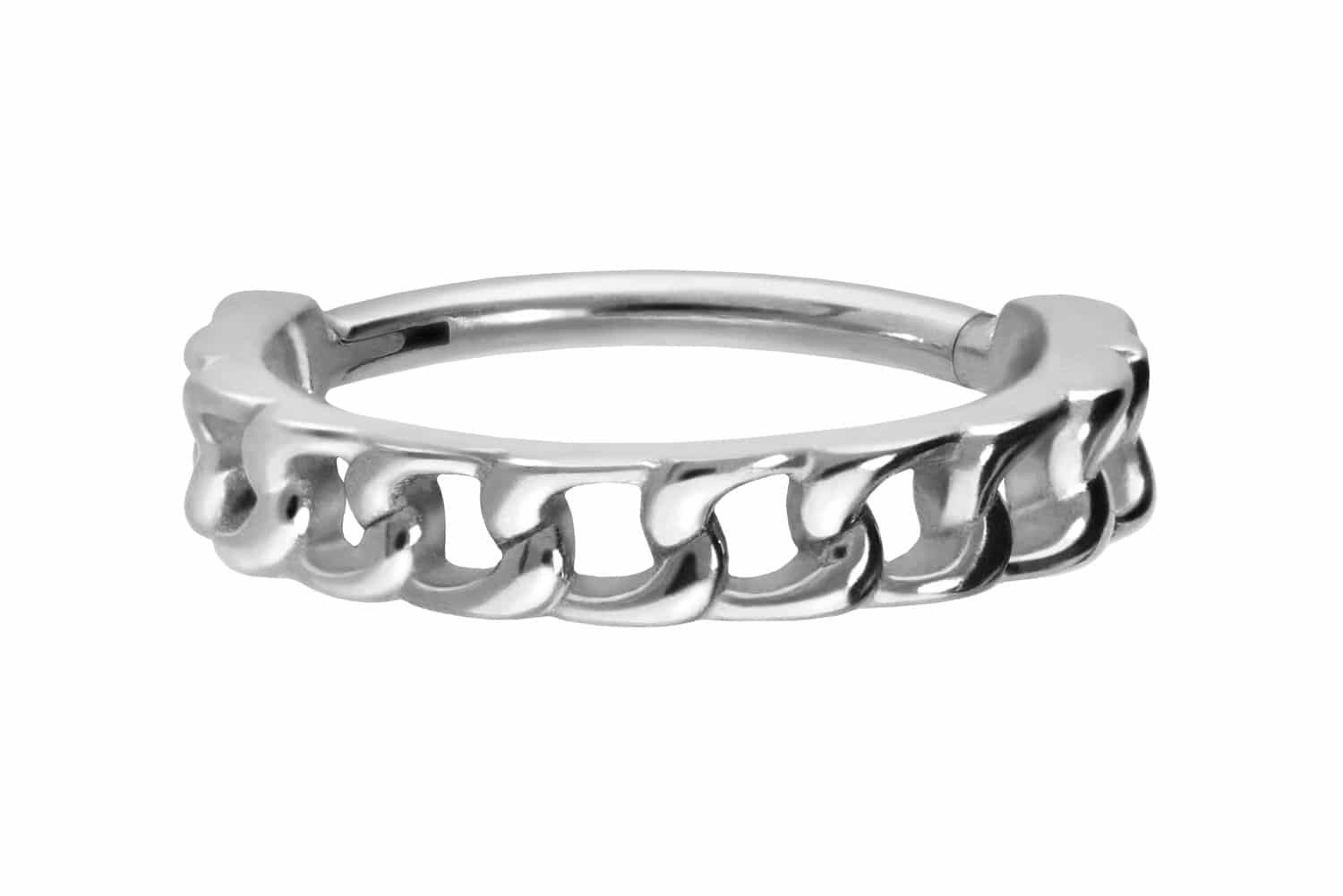 Nasenpiercing Chirurgenstahl Segmentring Clicker PANZERKETTEN-DESIGN Ohrpiercing