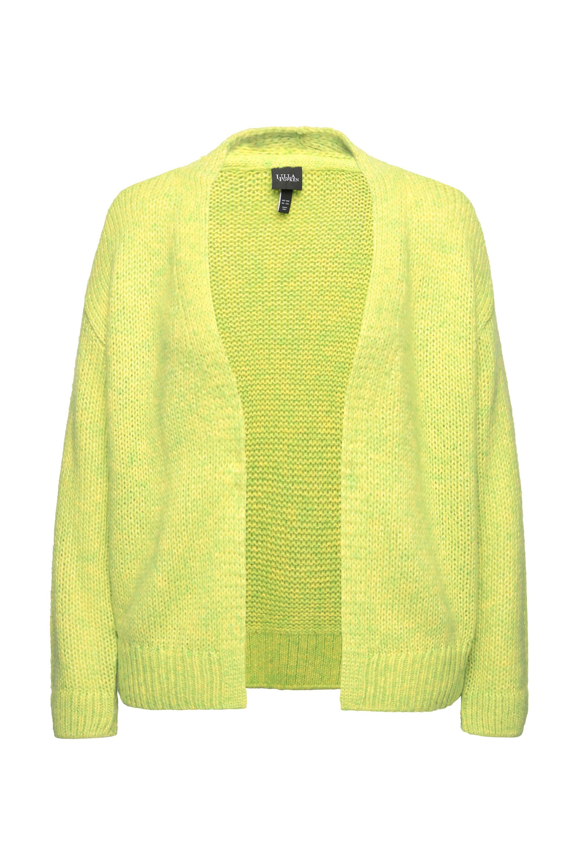 Ulla Popken Strickjacke Strickjacke kurz oversized offene Jacke Wollanteil günstig online kaufen