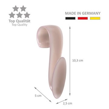 Wellgro Kleiderhaken 3x WELLGRO Rundheizkörperhaken - Top Qualität MADE IN GERMANY
