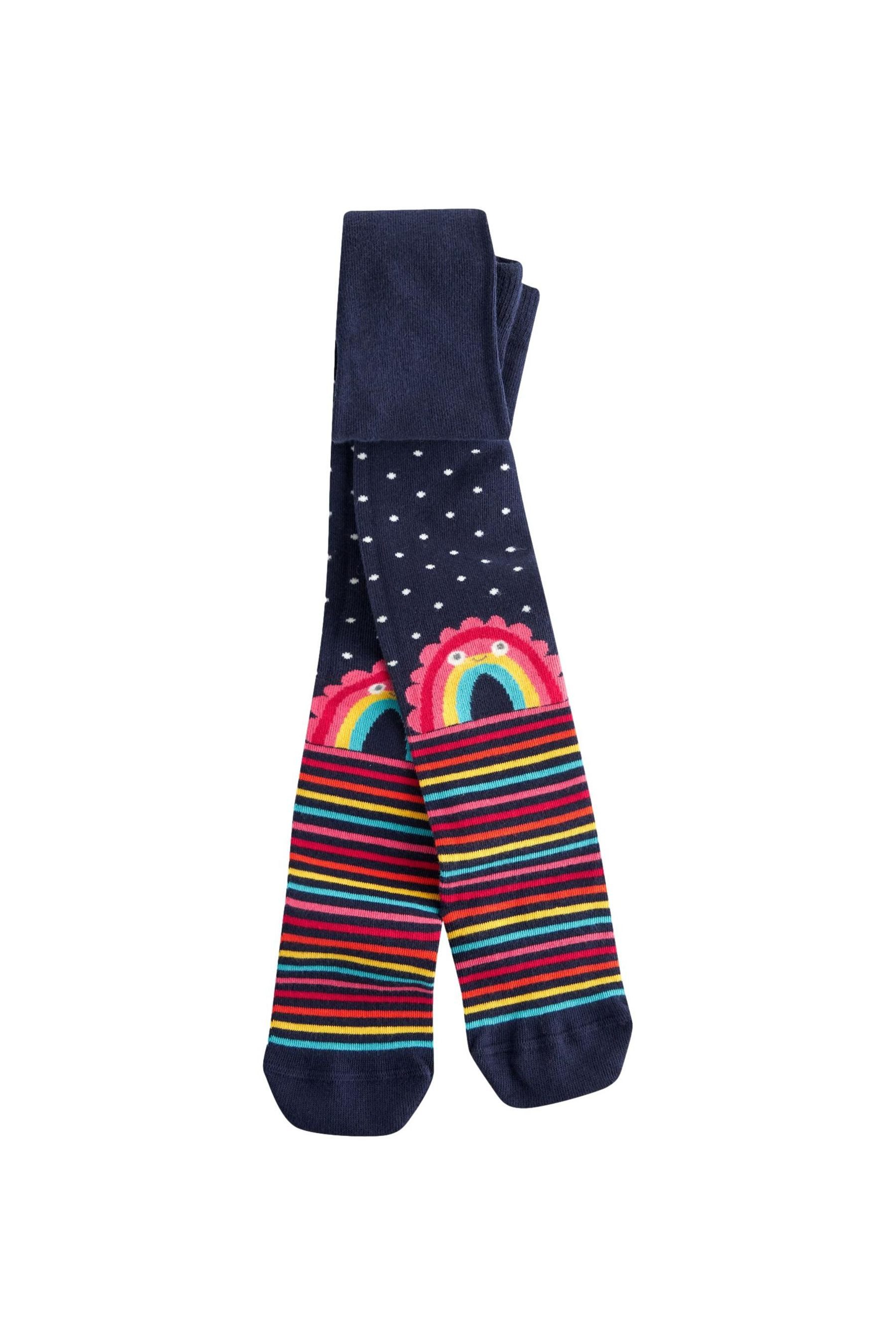 Strickstrumpfhose Regenbogen Strumpfhose mit hohem Baumwollanteil