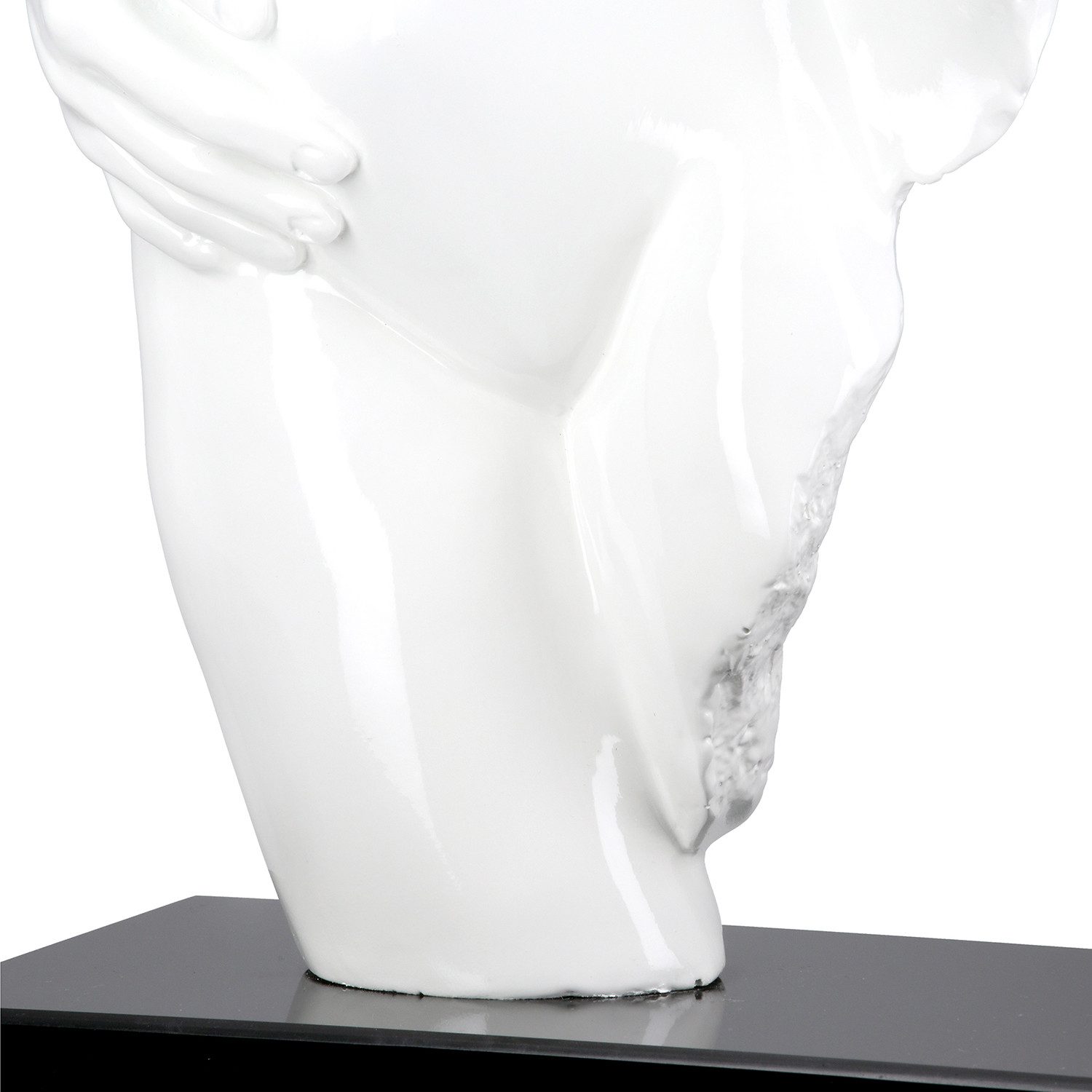 Casablanca by Gilde Dekoobjekt Skulptur Paar Coppia weiß H. 49 cm (1 St)