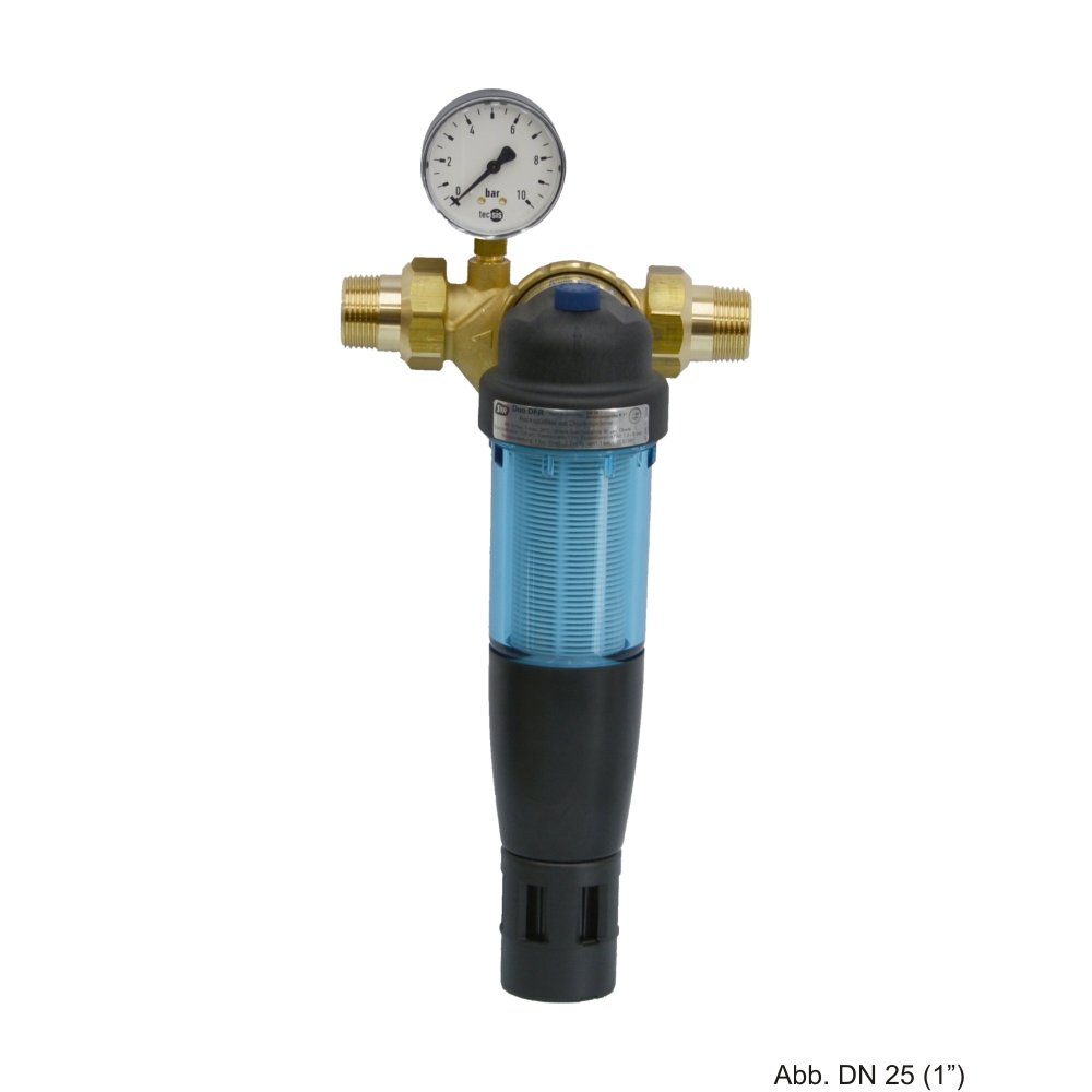 SYR Kalk- und Wasserfilter SYR Duo DFR Rückspülfilter mit Druckminderer DN 20, G 3/4", 2314.20.00
