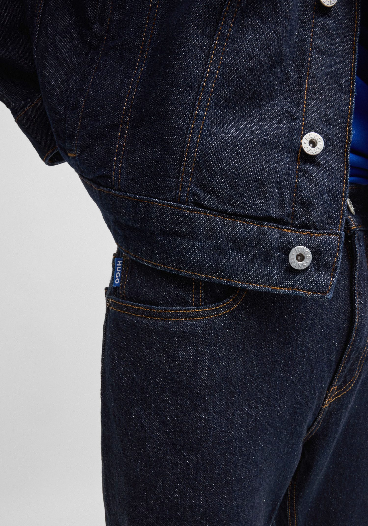 HUGO Slim-fit-Jeans Ash mit Stone-washed-Finish – Bild 3 von 5