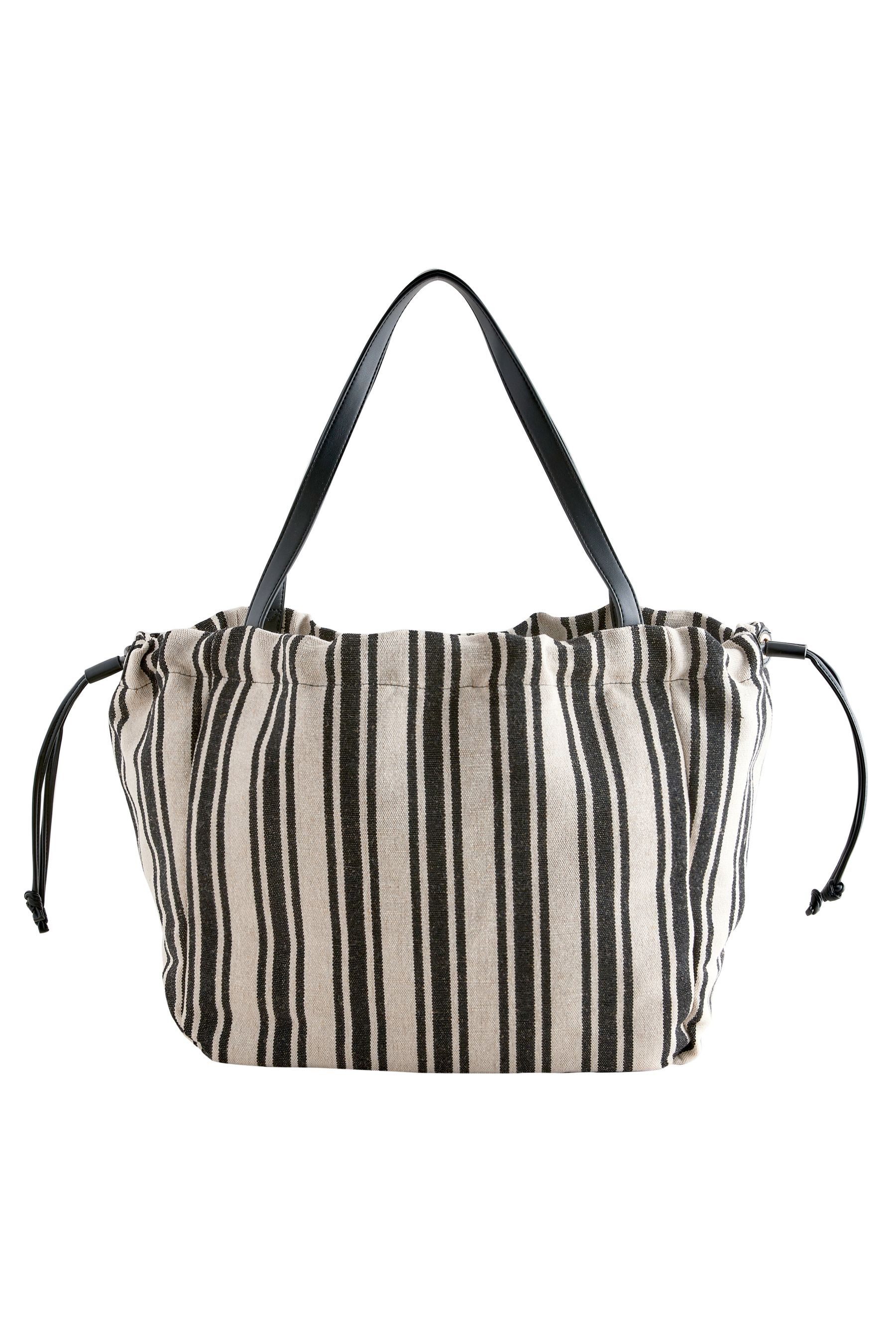 Next Schultertasche Gestreifte Schultertasche mit Kordelzug (1-tlg)