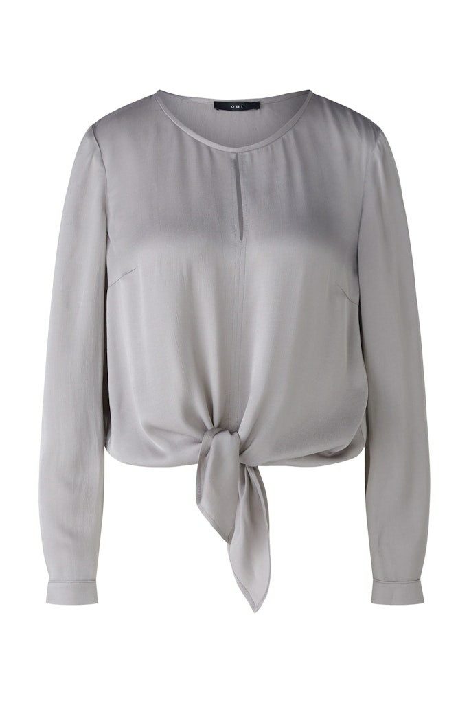 Oui Langarmbluse Langarmbluse für Damen (1-tlg)