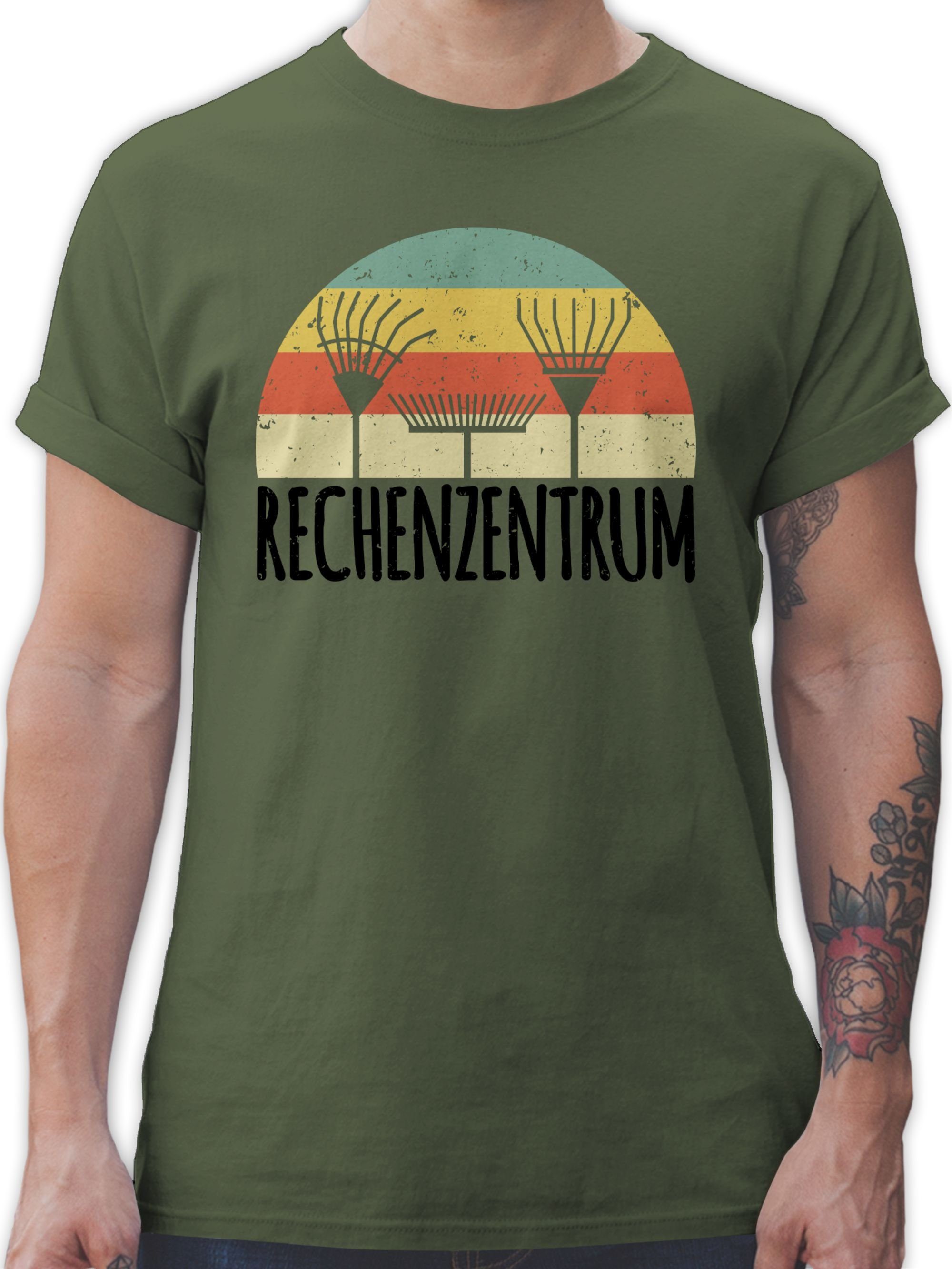 Rechenzentrum - Army T-Shirt Shirtracer 02 schwarz Outfit Grün Hobby