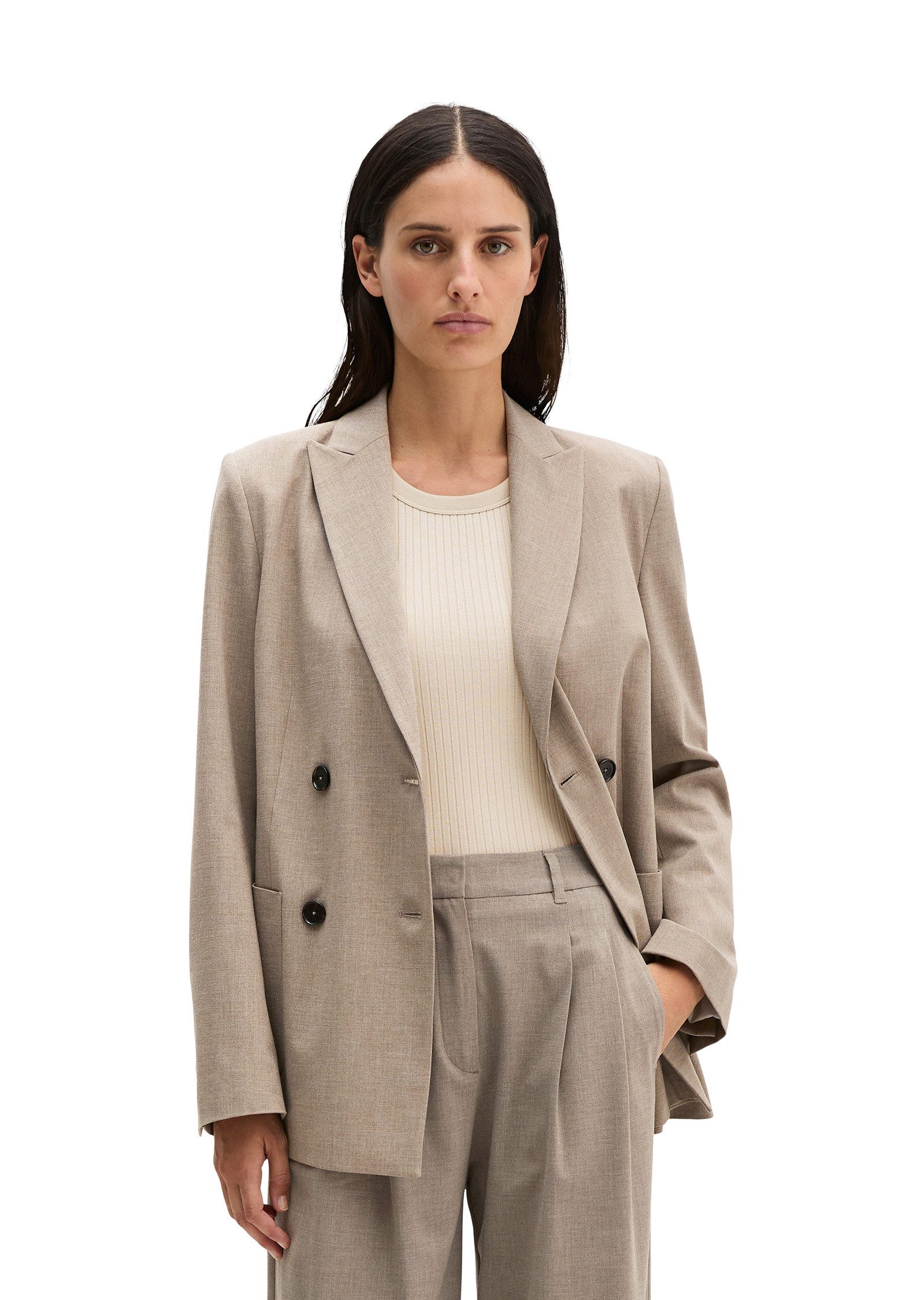 Marc O'Polo Longblazer aus Summer Wool