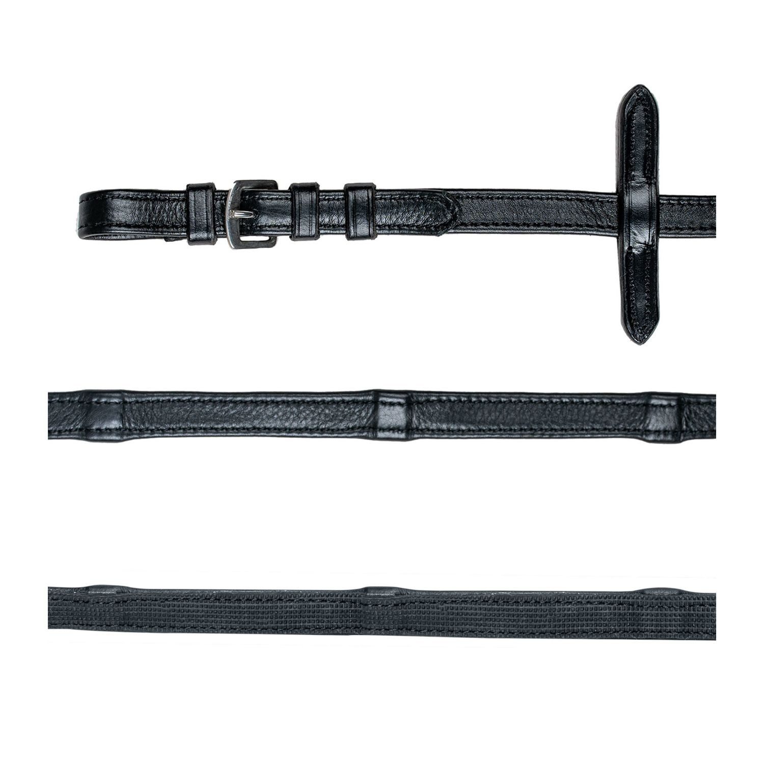 Waldhausen Поводья Waldhausen X-Line Gummi-Lederzügel