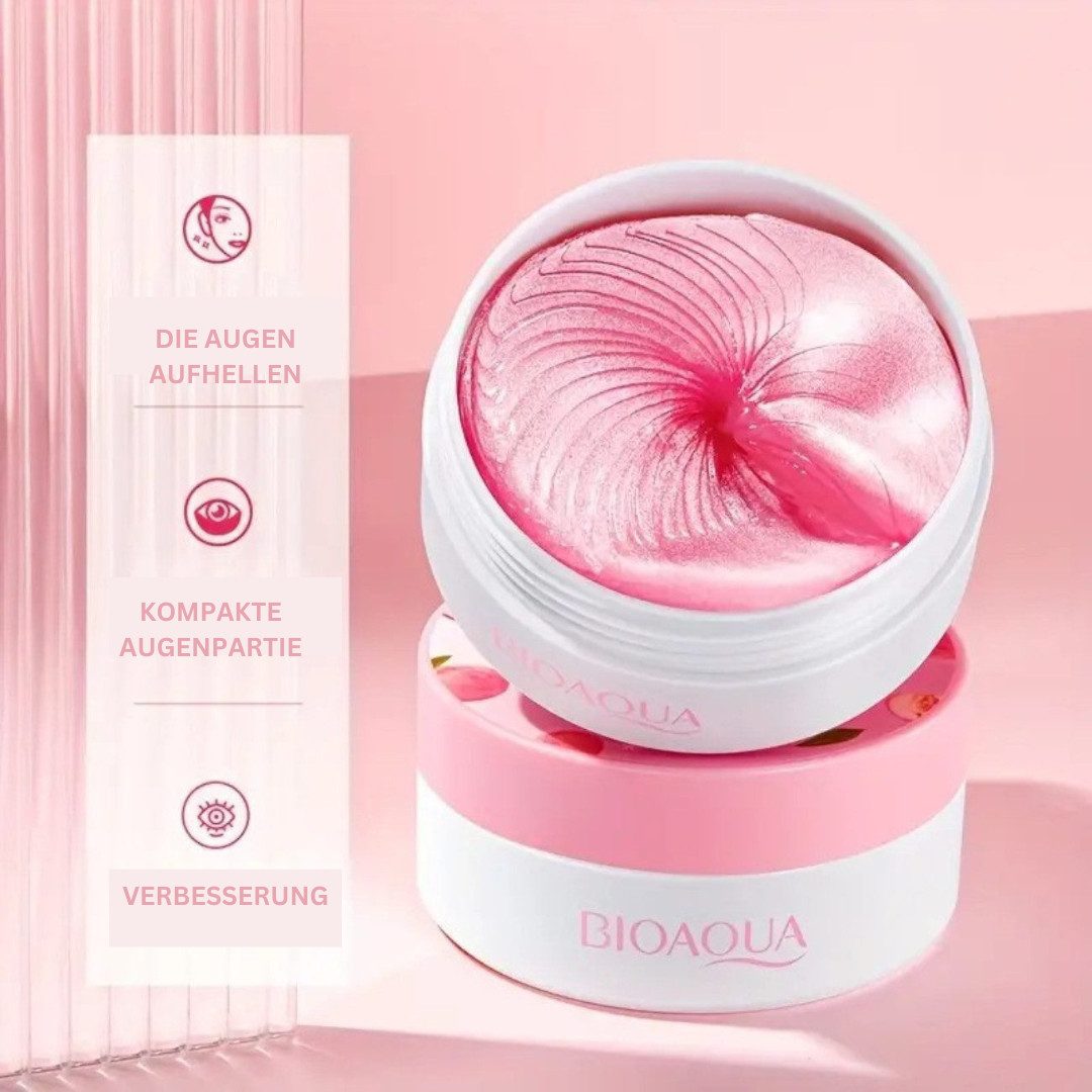 Montegoni Augenpads Anti Aging, Beruhigende Augenmaske gegen Augenringe und Schwellungen, 60-tlg., Lindert Müdigkeit, Reduziert Schwellungen, Anti Aging Augenpflege Pads gegen Falten,Augenmaske AntiFalten Wirkung