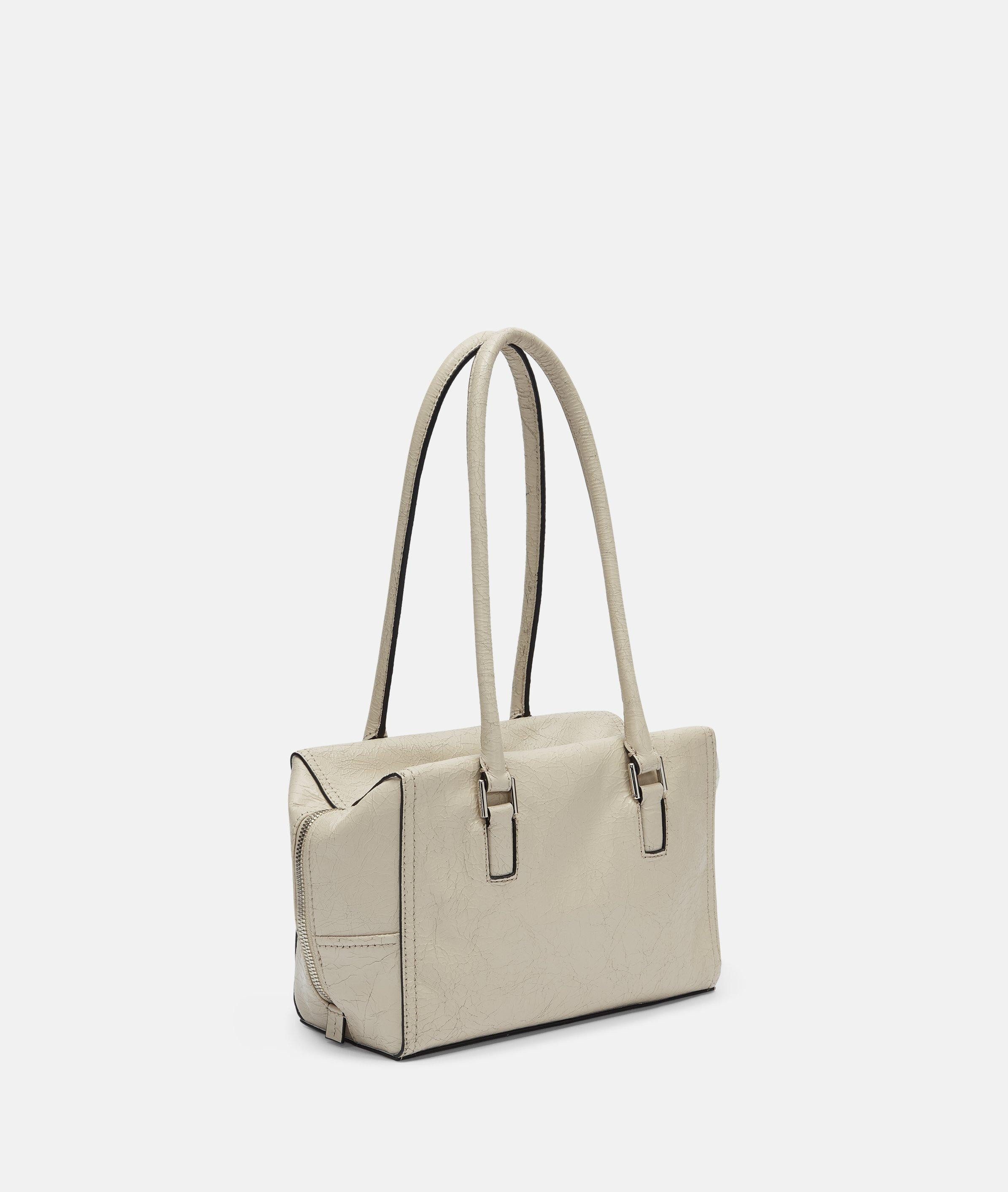 Liebeskind Berlin Schultertasche Satchel, Handliche Schultertasche aus Rind günstig online kaufen