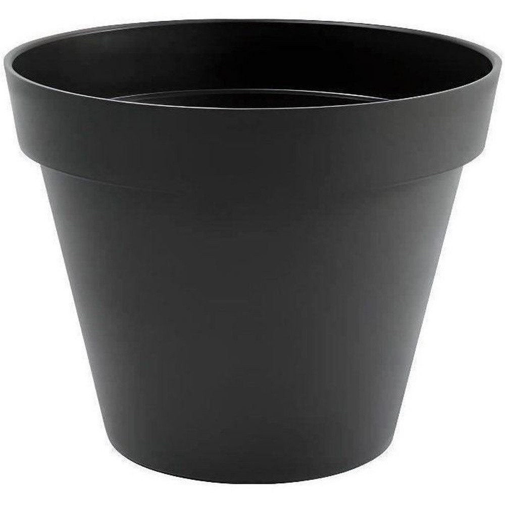 EDA Blumentopf EDA Toskana-Rundblumentopf – Ø 48 x H 40 cm – 43 l – Anthrazitgrau