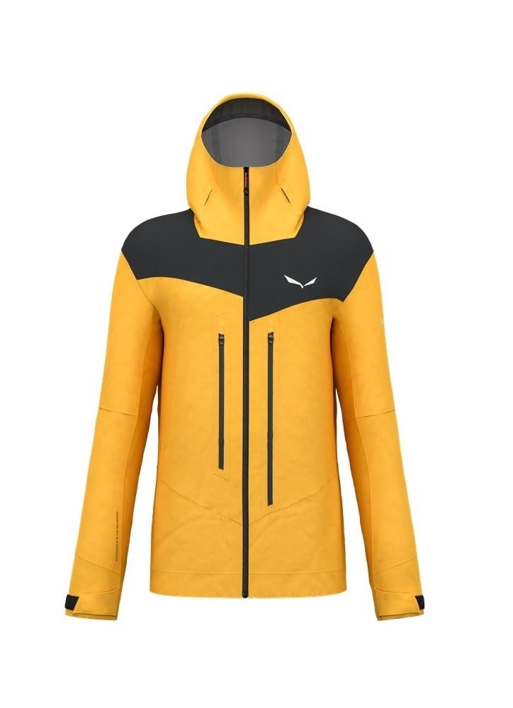 Salewa Winterjacke Ortles 3L Powertex (3-Lagen-Hardshell, wasser- und winddicht) gelb