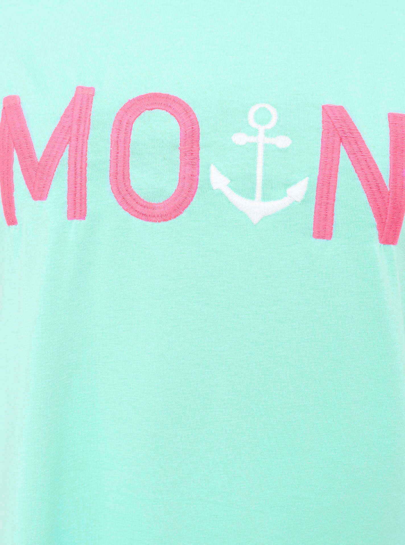Zwillingsherz T-Shirt "MoinZH" Kurzarm, Rundhalsausschnitt, Stickerei, Baumwollmischung – Bild 5 von 5